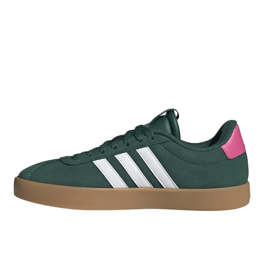 adidas VL Court 3.0 Sportswear Women's Sneakers, Collegiate Green/White/Impulse Magenta, 8.5 - immagine 3