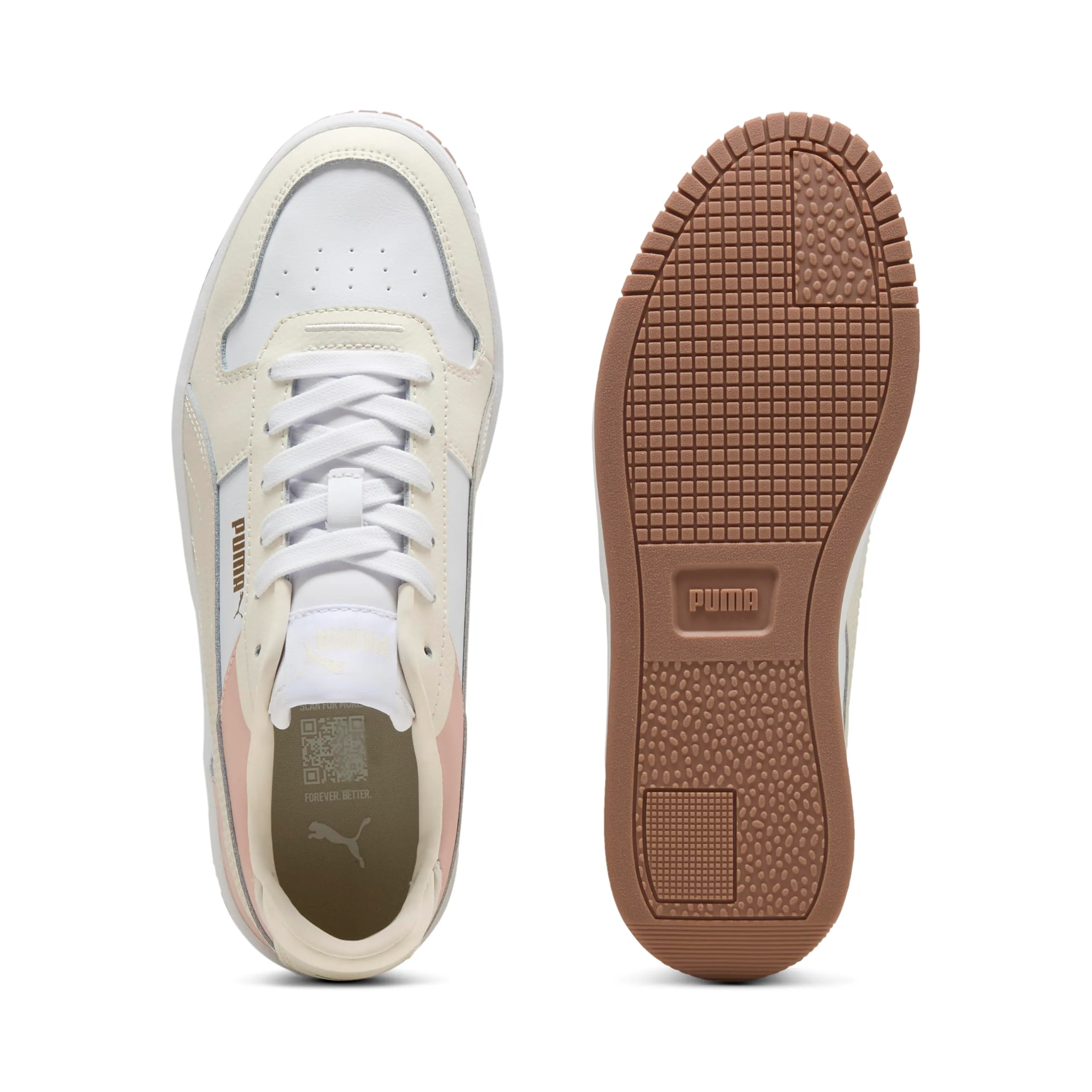 Puma Carina Street Scarpe da Ginnastica Femmina - Puma White Alpine Snow Frosted Ivory - immagine 4