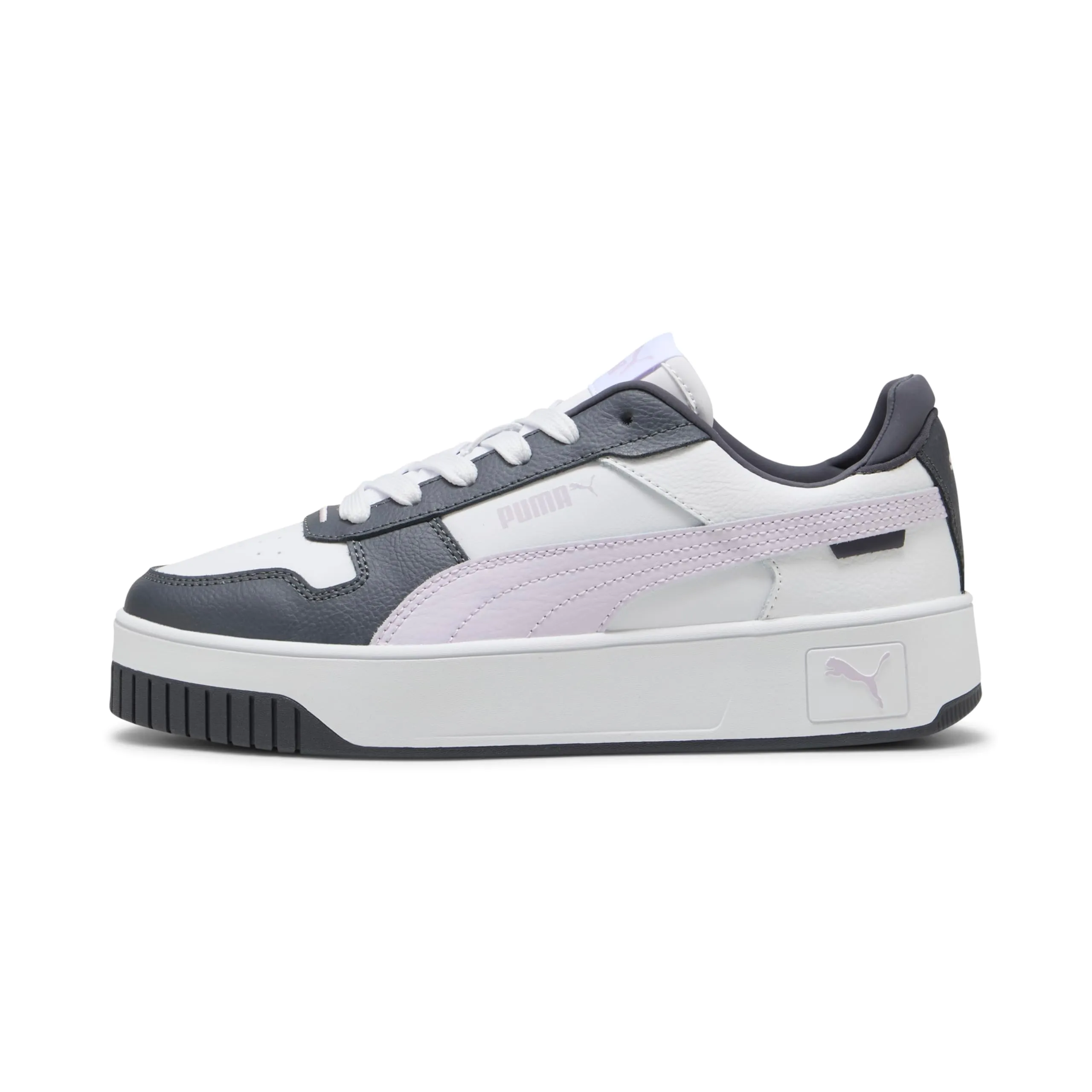 Puma Carina Street Scarpe da Ginnastica Femmina, Puma White-Lilac Frost-Galactic Gray - immagine 1