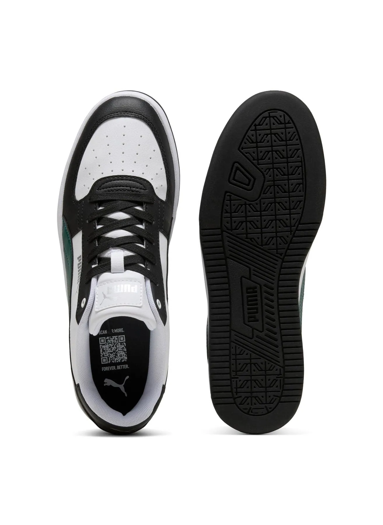 Puma Caven 2.0 Unisex Adult Sneaker, White Dark Myrtle Black, 42.5 EU - immagine 7