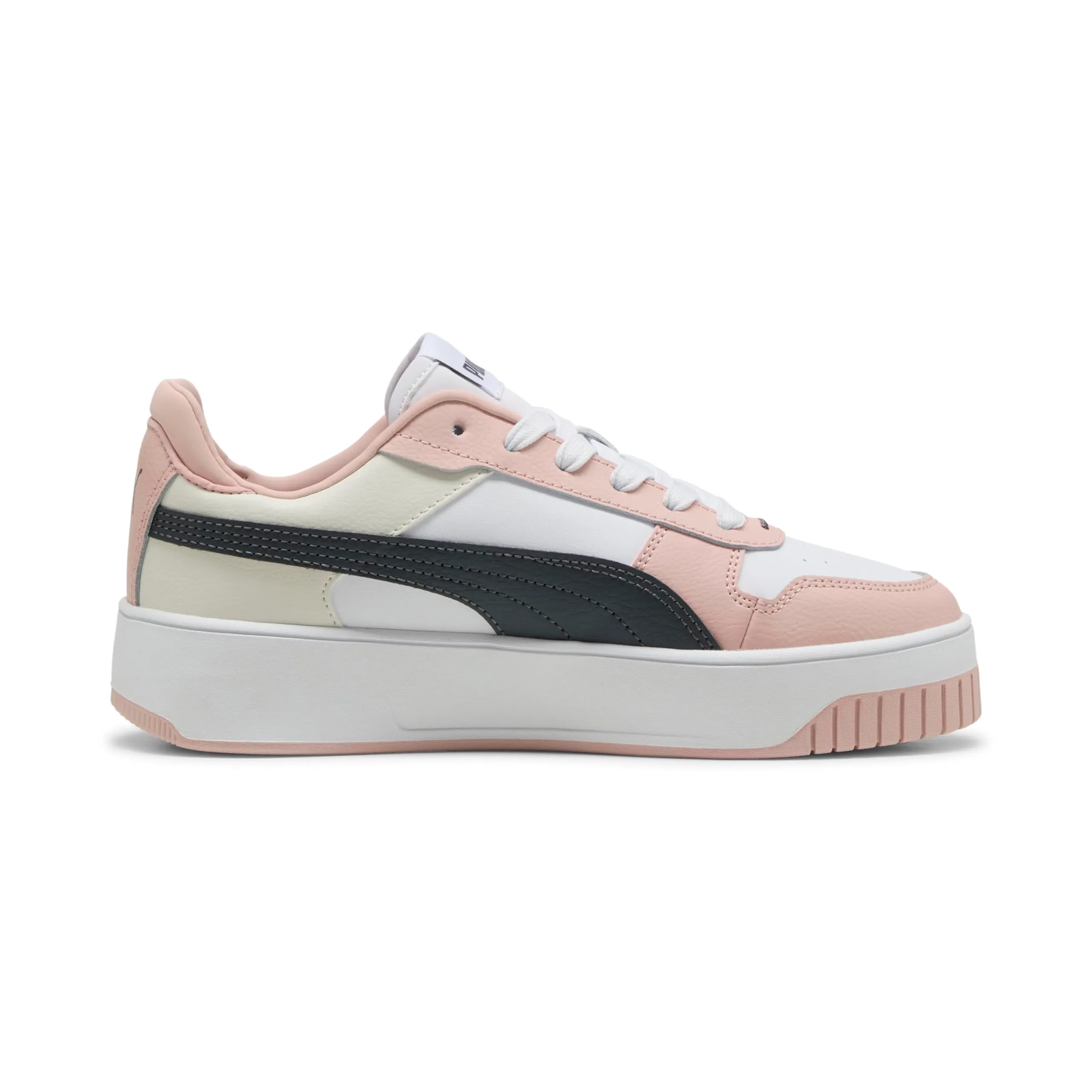 Puma Carina Street Scarpe da Ginnastica Femmina Puma White-Strong Gray-Rose Quartz - immagine 5