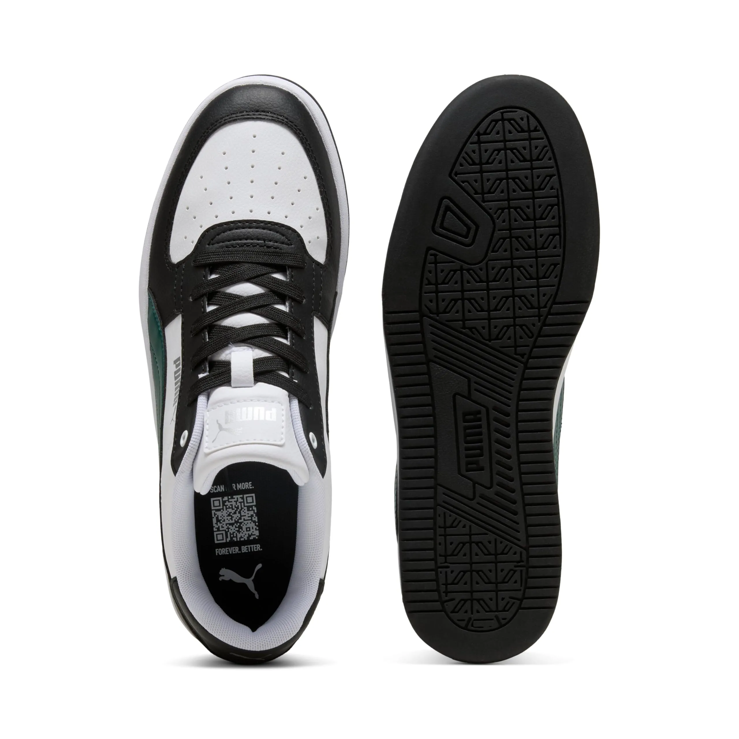 PUMA Caven 2.0 Unisex Sneakers - White Dark Myrtle Black, 36 EU - immagine 4