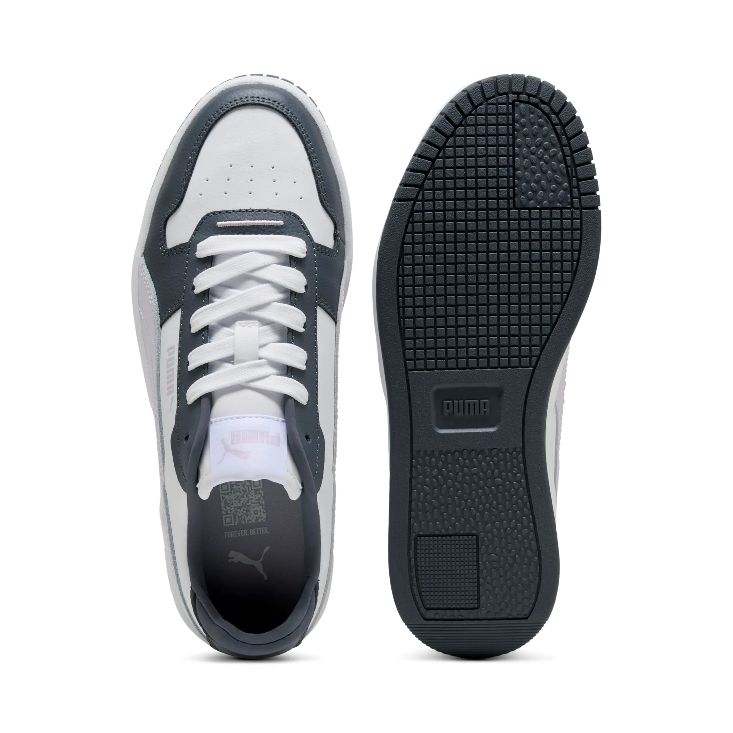 Puma Carina Street Women's Sneakers - Puma White-Lilac Frost-Galactic Gray - immagine 4
