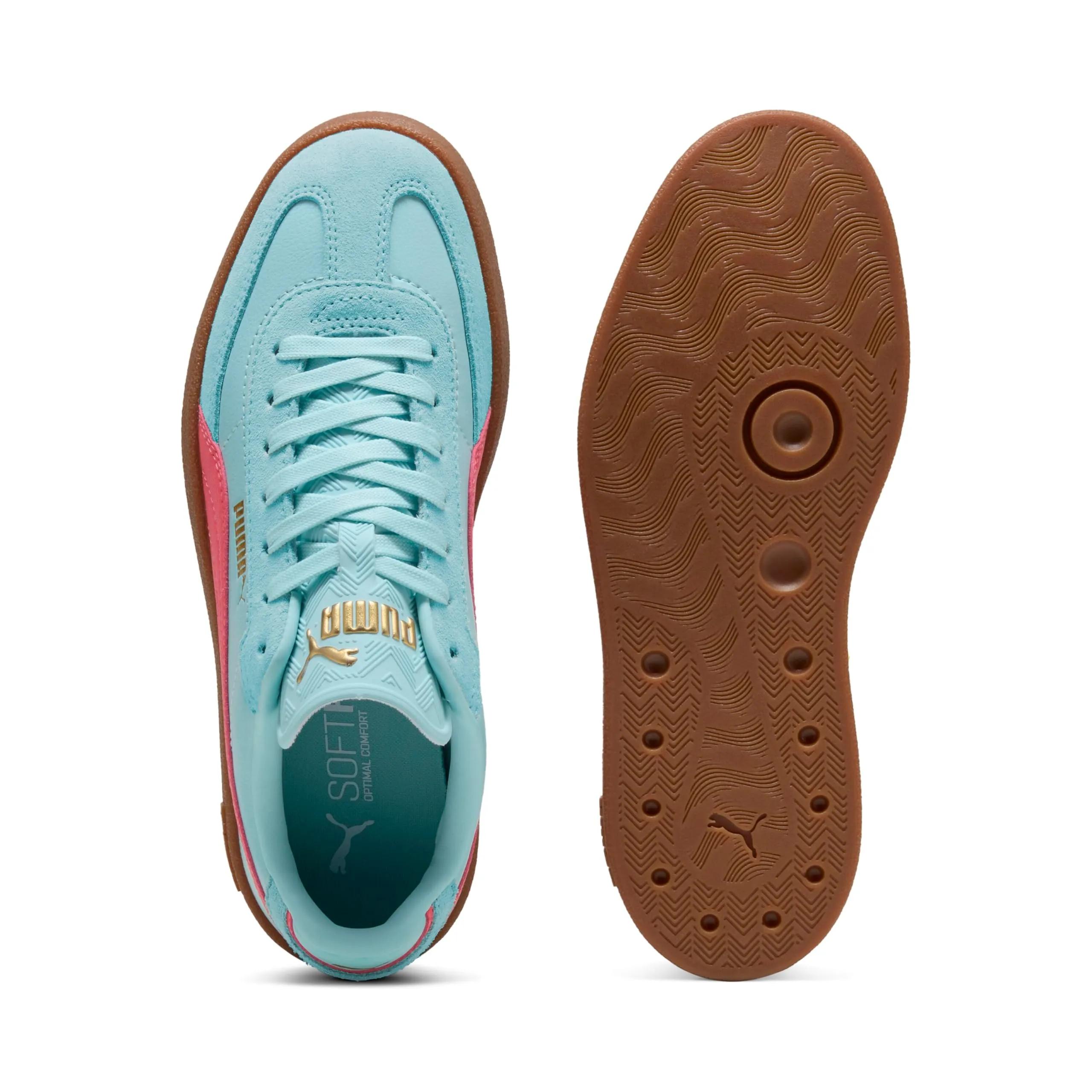 Puma Club II Era Unisex Sneakers - Safe Lake-Peach Frost-Gum - immagine 4