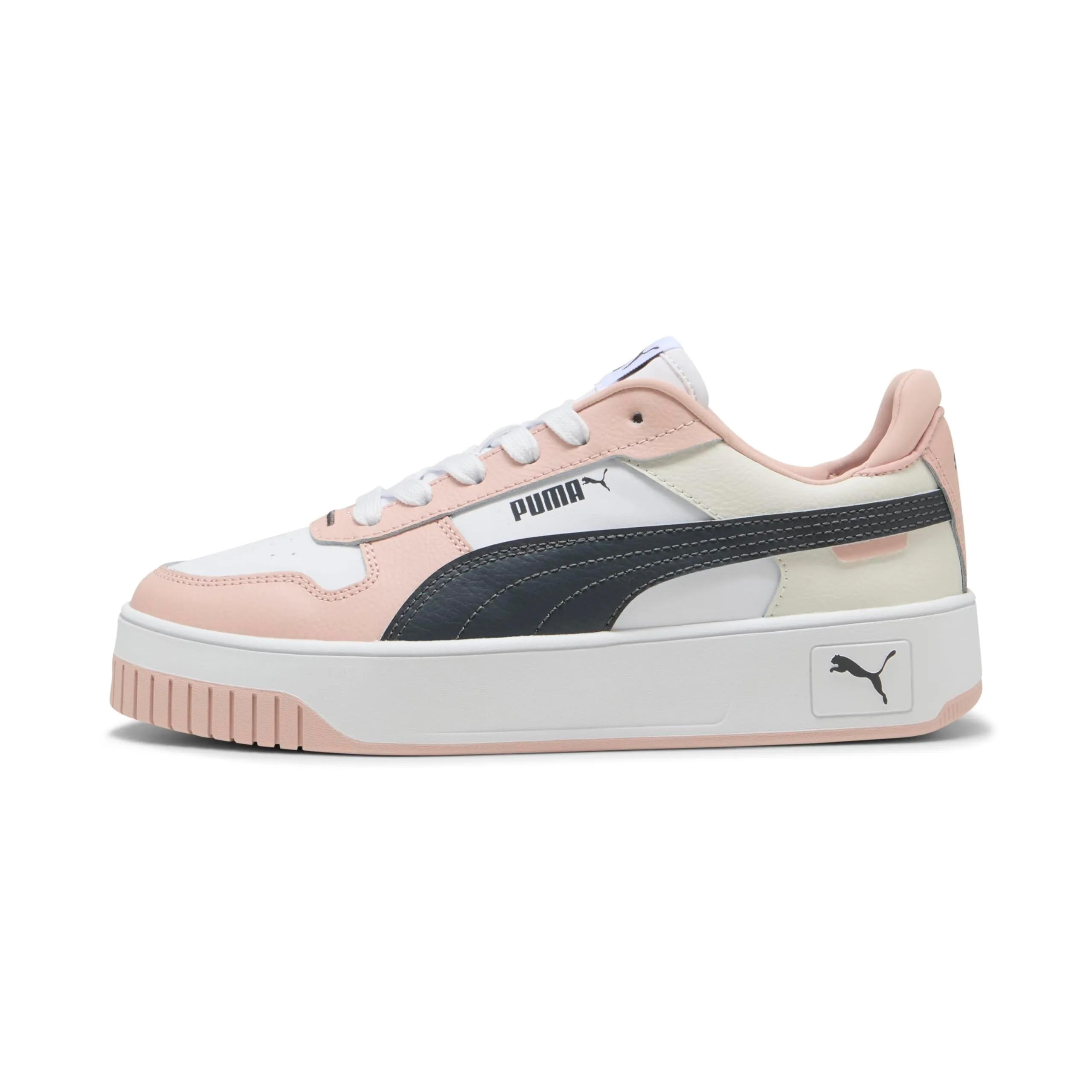 Puma Carina Street Women's Sneakers - Puma White-Strong Gray-Rose Quartz - immagine 7