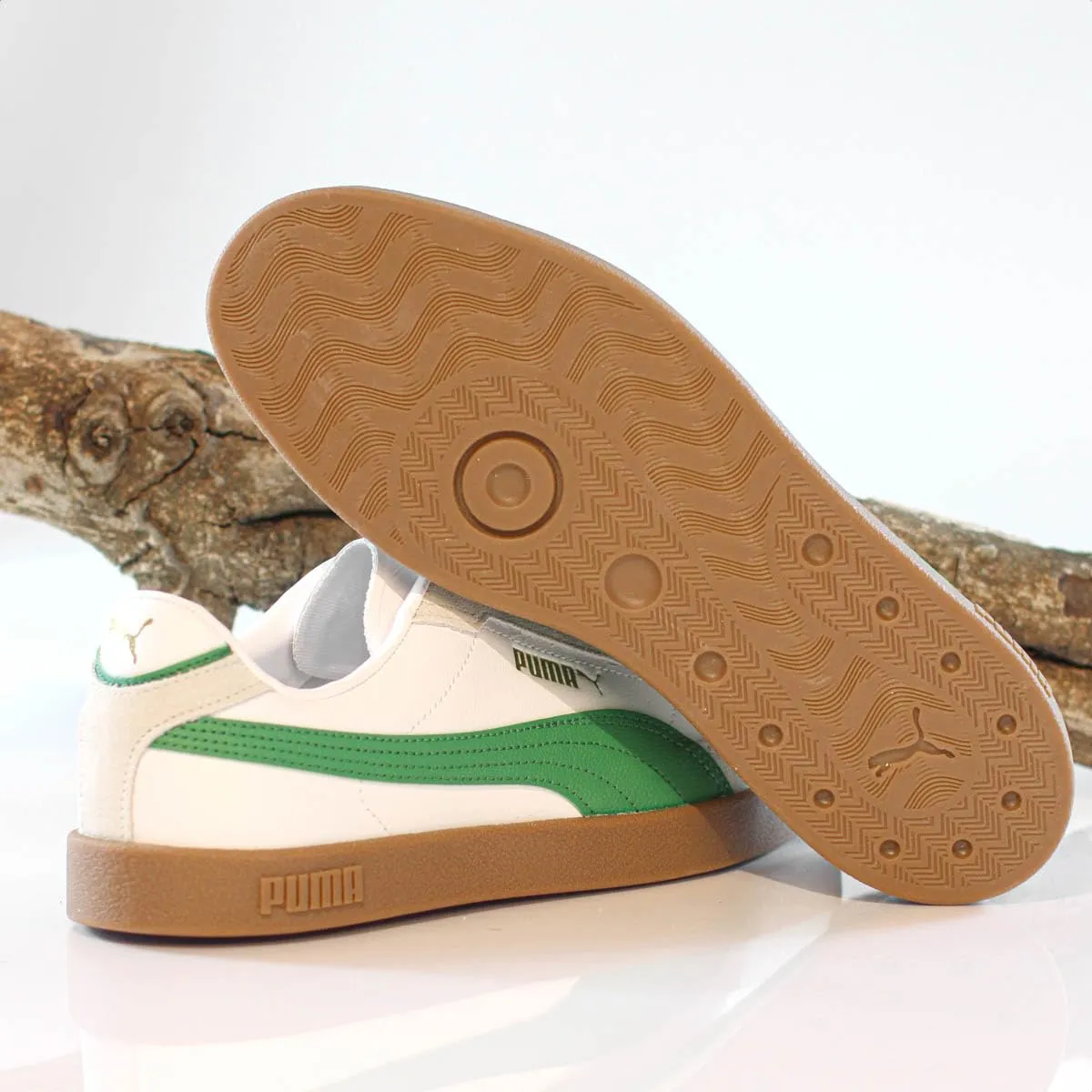 Puma Club II Era Unisex Sneakers - Puma White Archive Green Gum - immagine 2