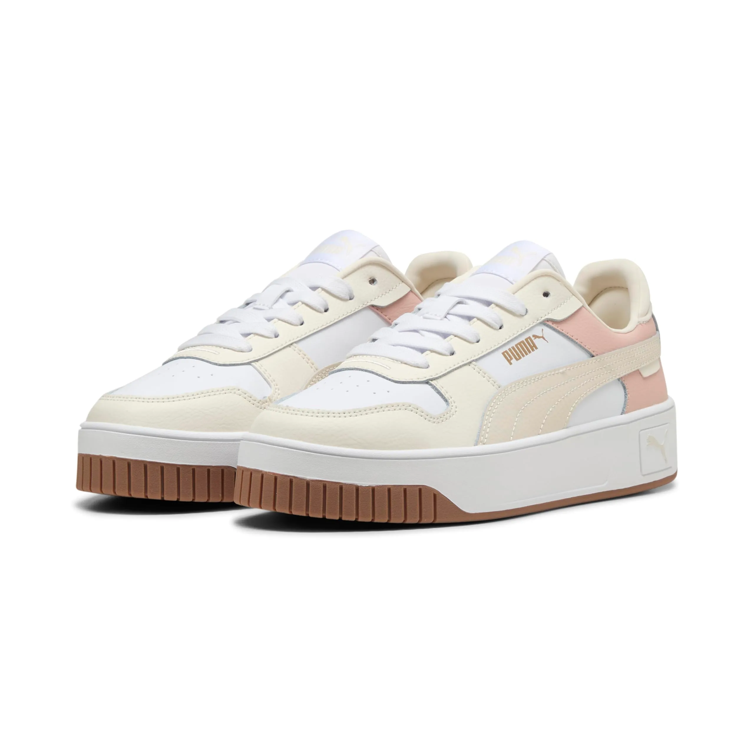 Puma Carina Street - Scarpe da Ginnastica Femmina, Puma White-Alpine Snow-Frosted Ivory - immagine 2