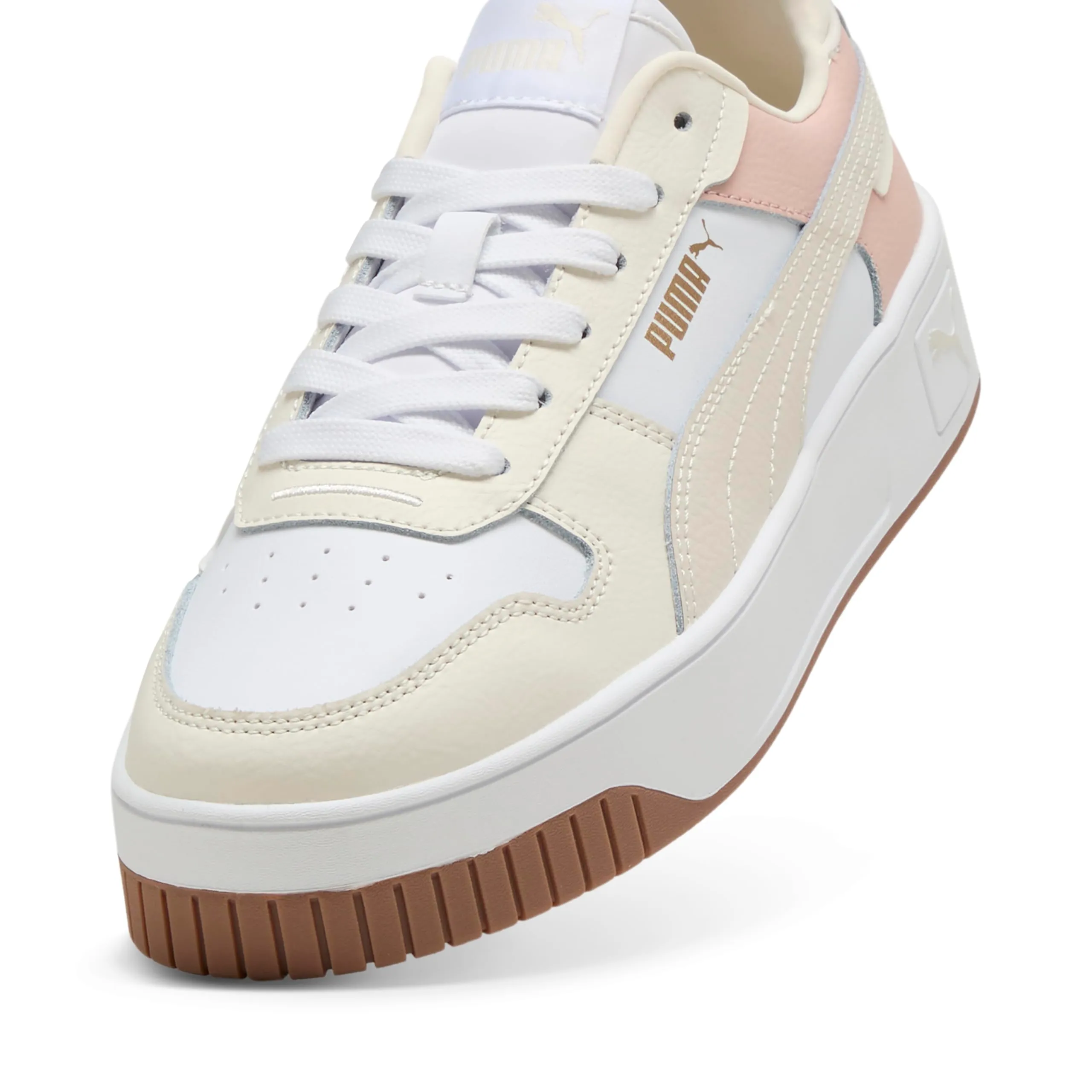 Puma Carina Street - Scarpe da Ginnastica Femmina, Puma White-Alpine Snow-Frosted Ivory - immagine 9