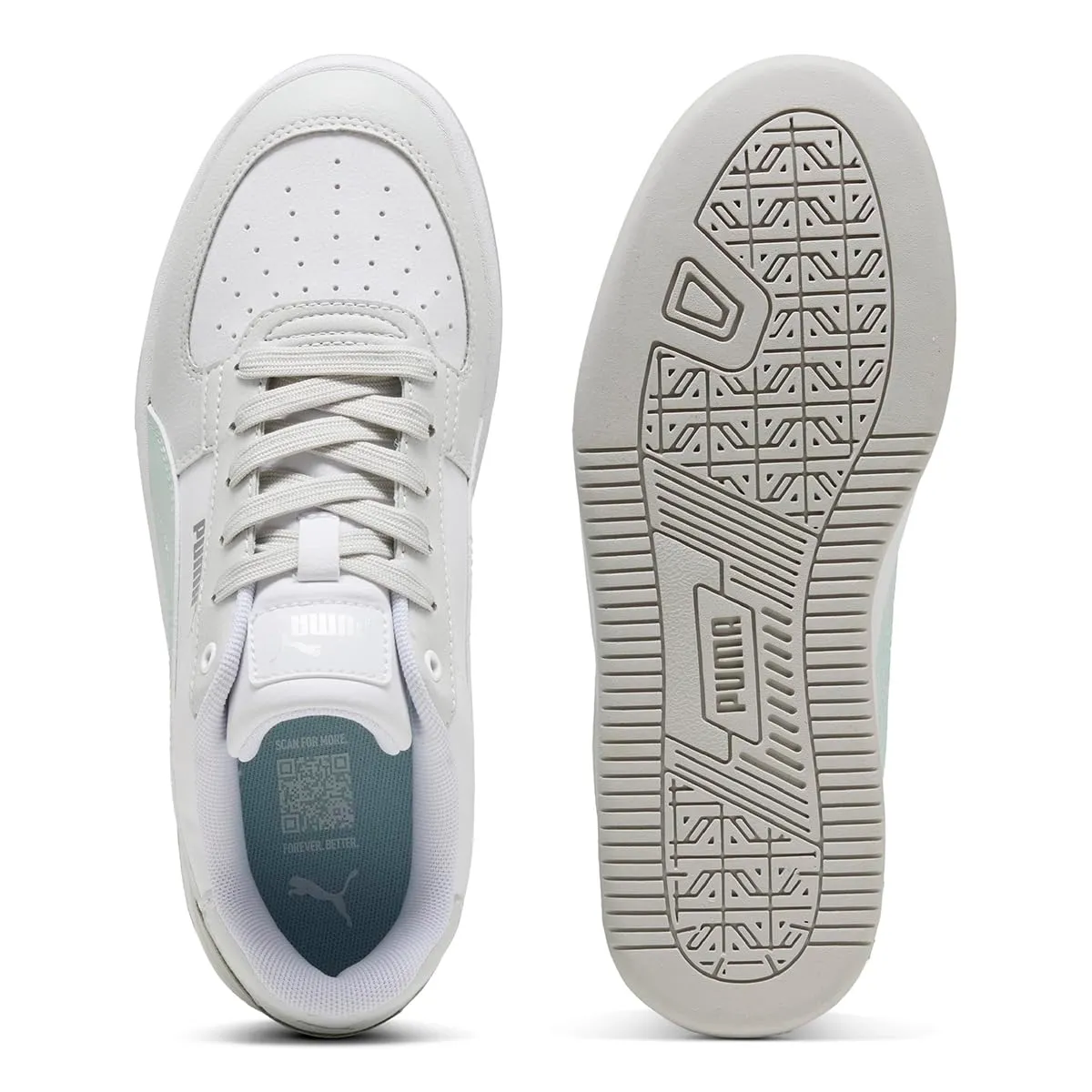 Puma Caven 2.0 Sneaker Unisex, White Peaceful Blue Cool Light Gray, 46 EU - immagine 3