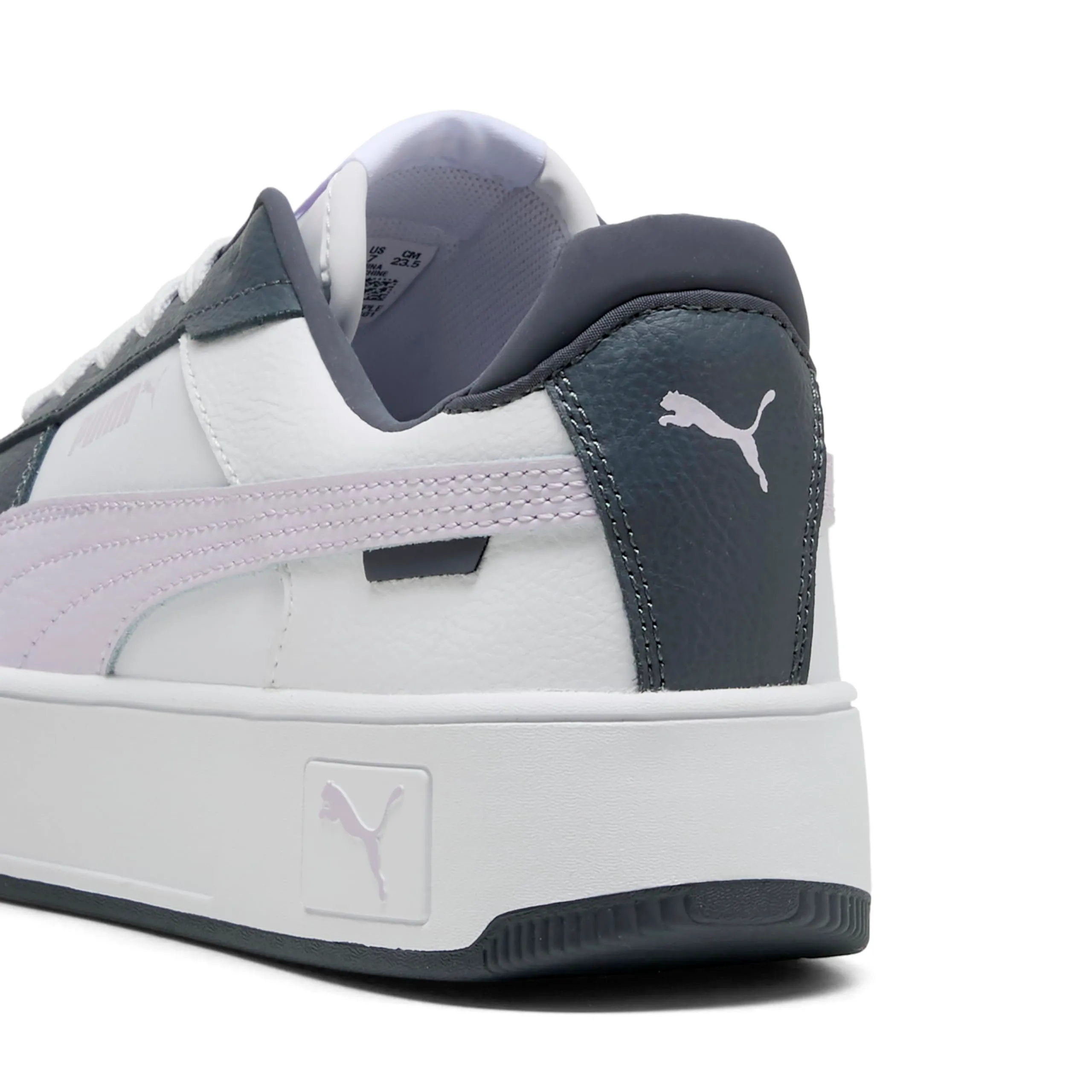 Puma Carina Street Scarpe da Ginnastica Femmina - Puma White Lilac Frost Galactic Gray - immagine 3