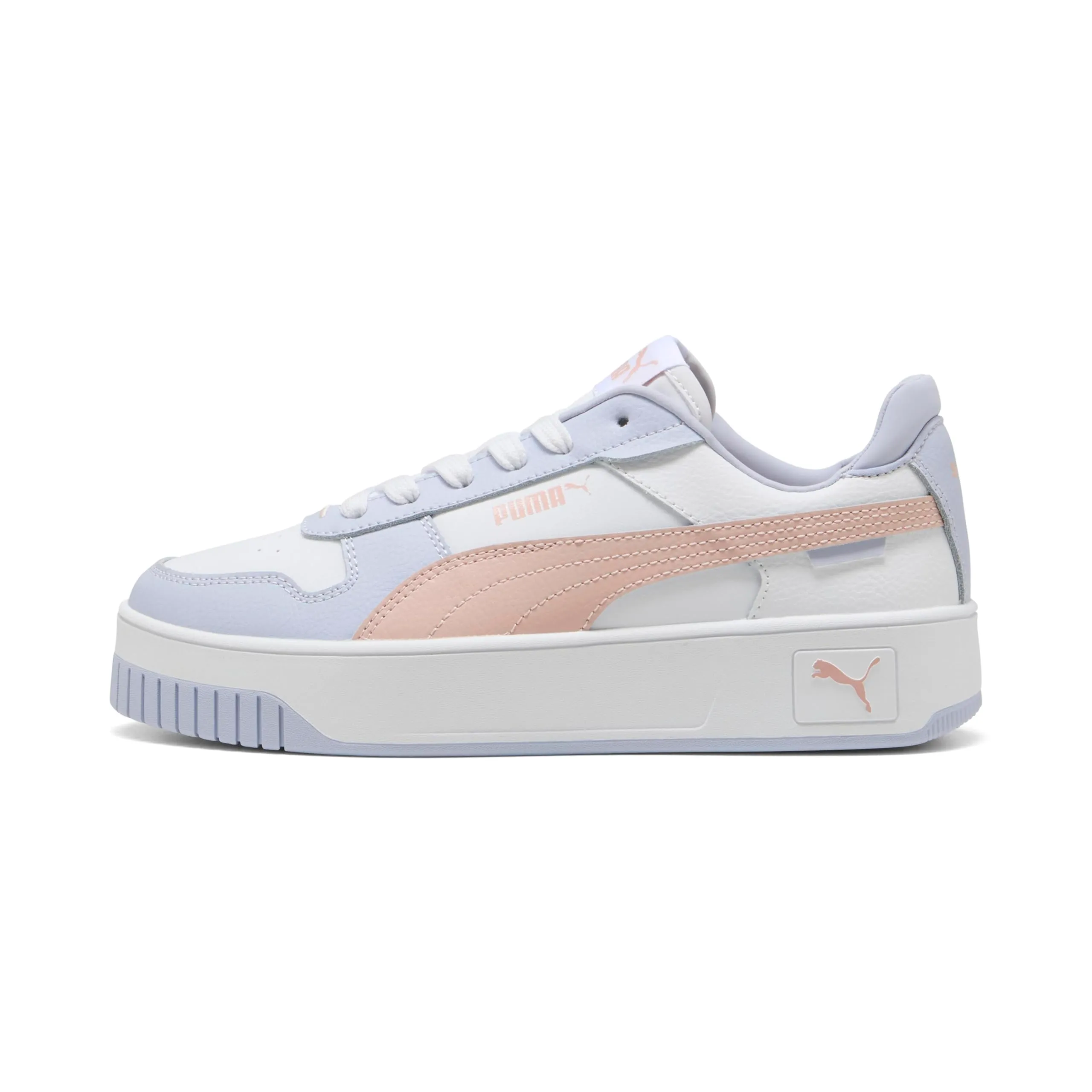 Puma Carina Street Scarpe da Ginnastica Femmina, Puma White-Rose Quartz-Cool Weather - immagine 3