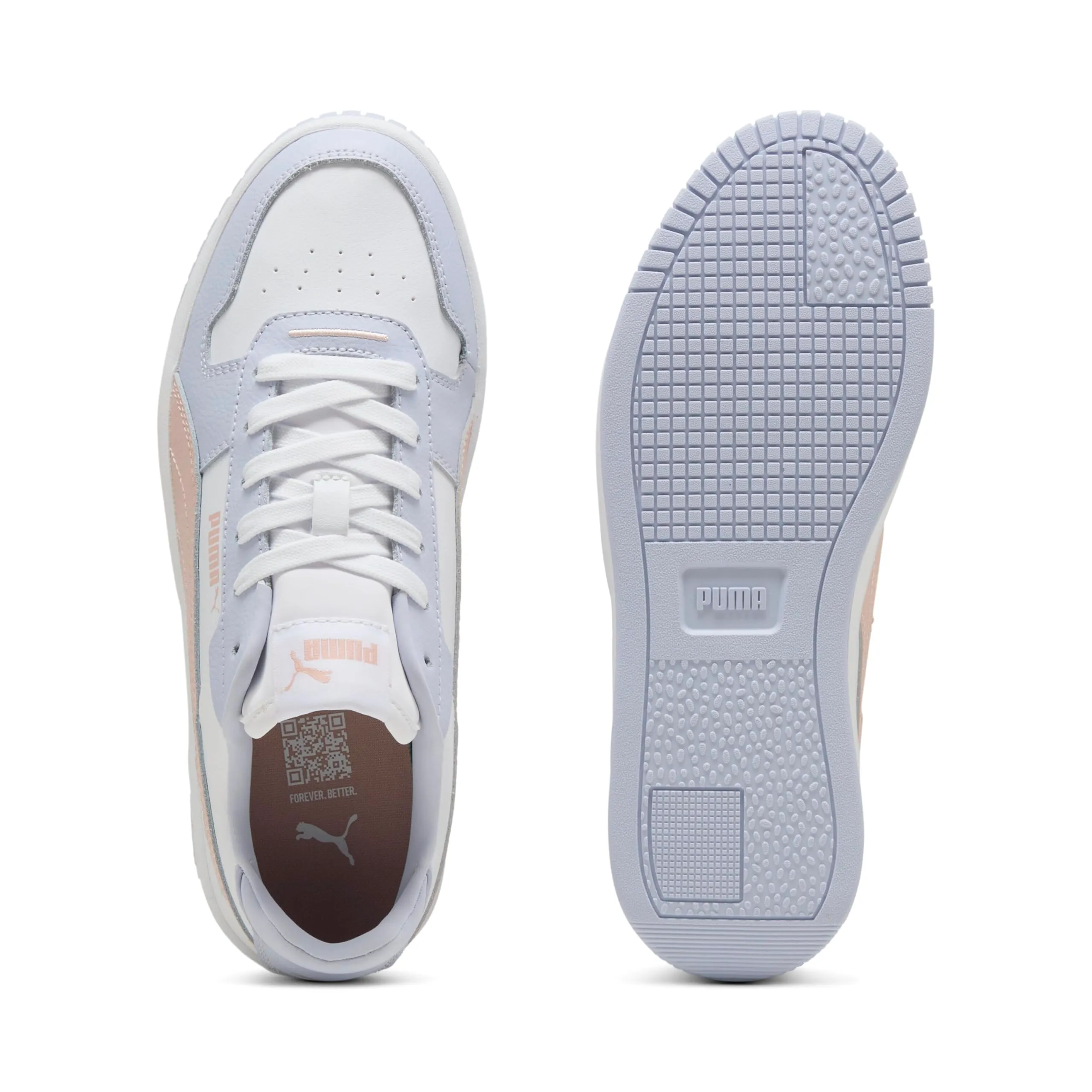 Puma Carina Street Scarpe da Ginnastica Femmina, Puma White-Rose Quartz-Cool Weather - immagine 8