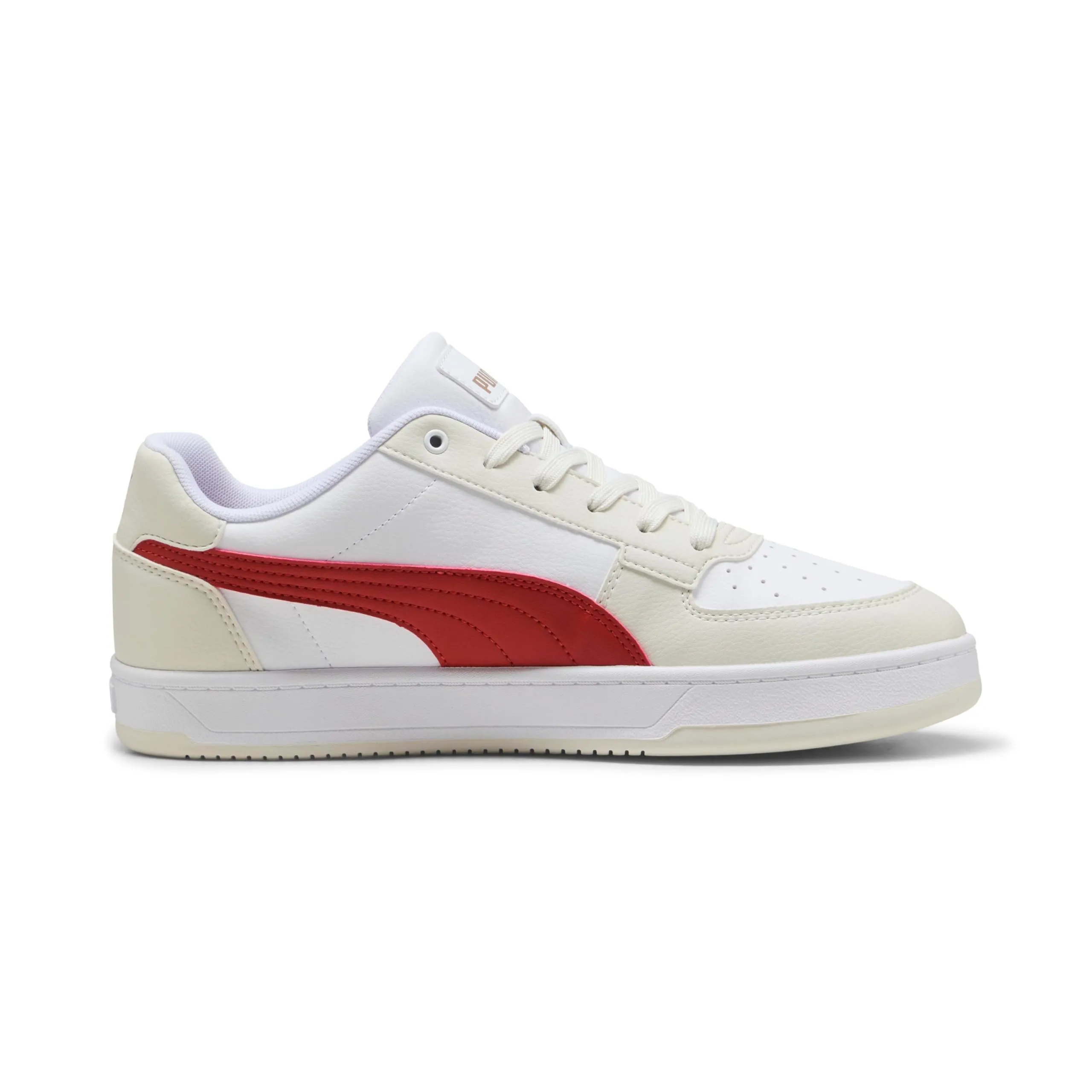 PUMA Caven 2.0 Unisex Sneaker - White Red Fire Vapor Gray, 38 EU - immagine 5