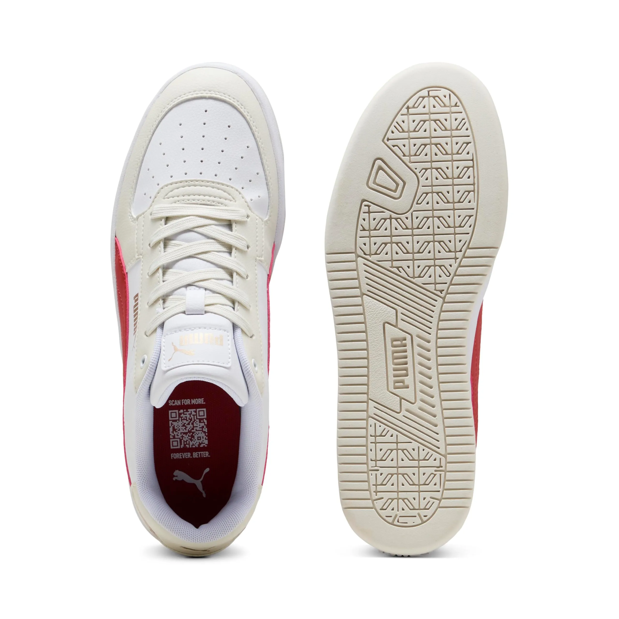 Puma Caven 2.0 Sneaker Unisex, White Red Fire Vapor Gray, 46 EU - immagine 8