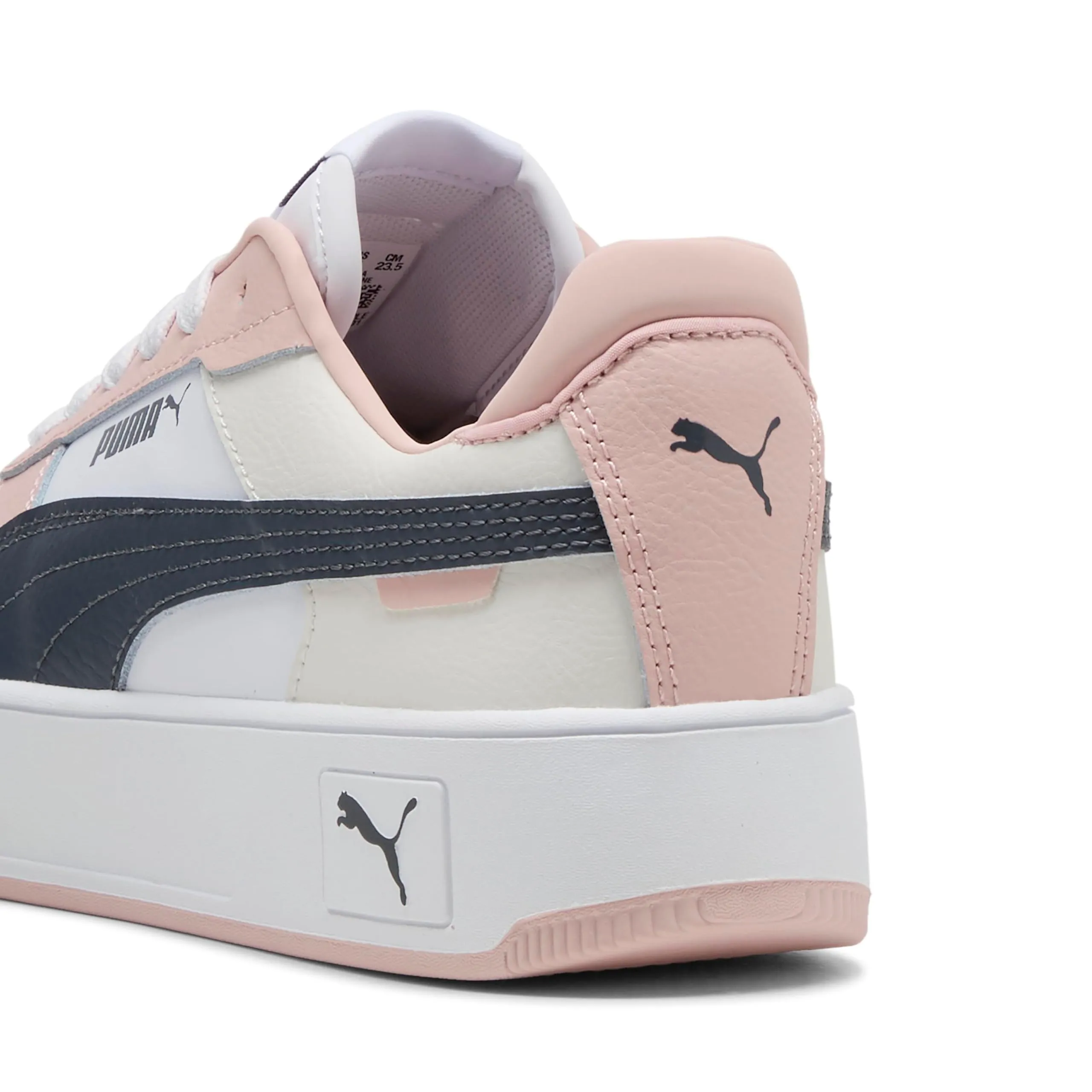 Puma Carina Street Scarpe da Ginnastica Femmina, Puma White-Strong Gray-Rose Quartz - immagine 2