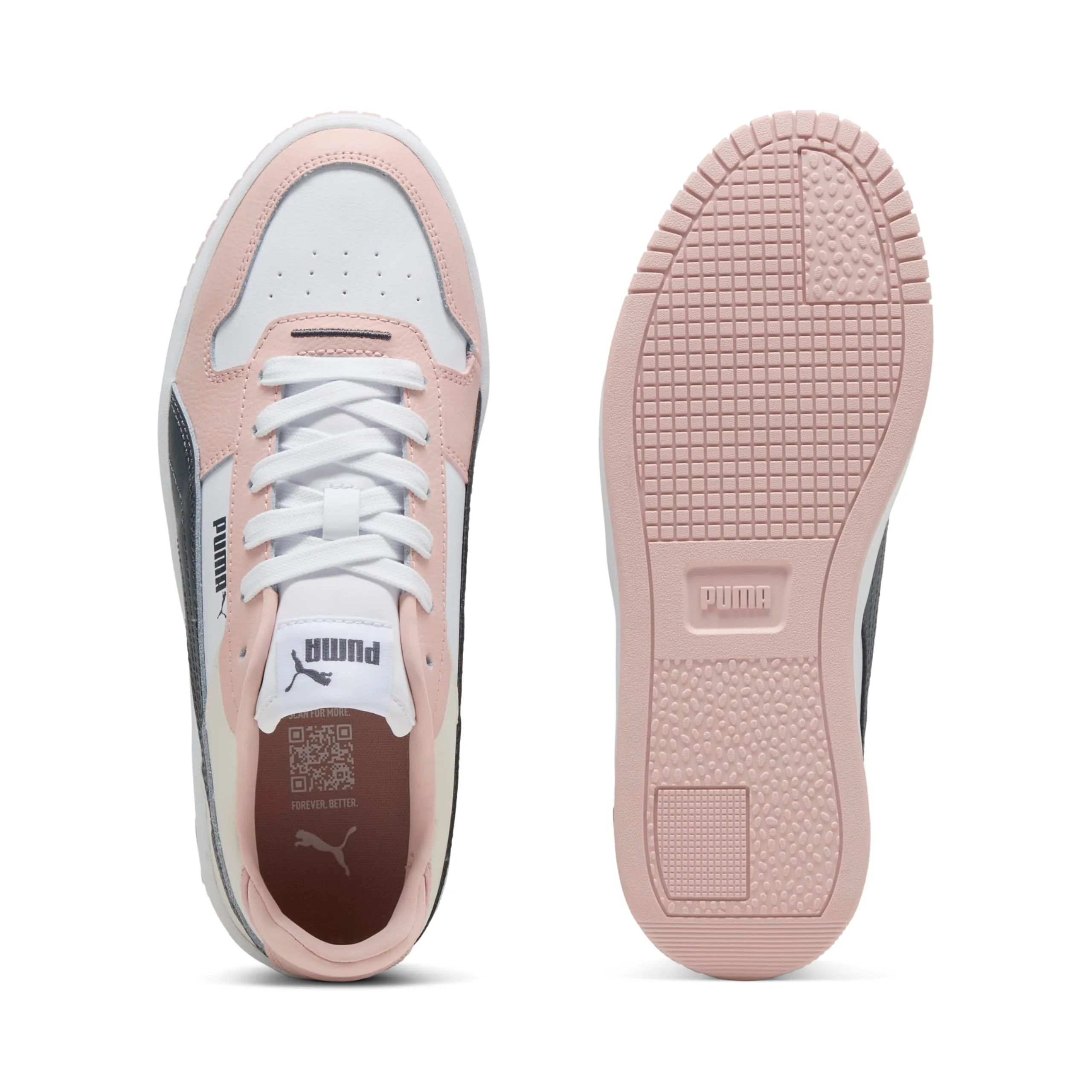 Puma Carina Street Scarpe da Ginnastica Femmina, Puma White-Strong Gray-Rose Quartz - immagine 8