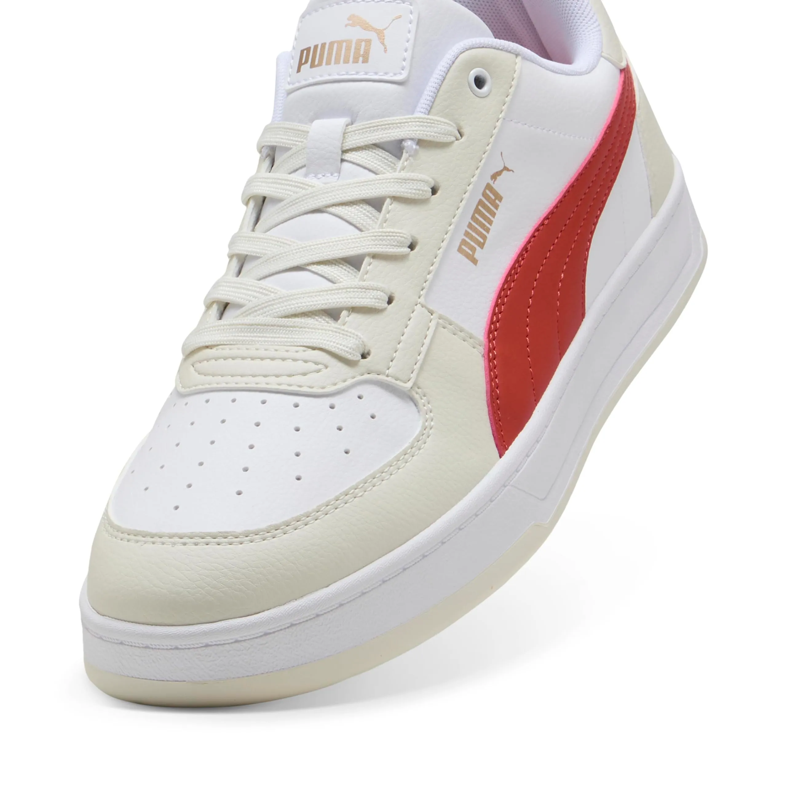Puma Caven 2.0 Unisex Sneakers - White Red Fire Vapor Gray, 41 EU - immagine 6