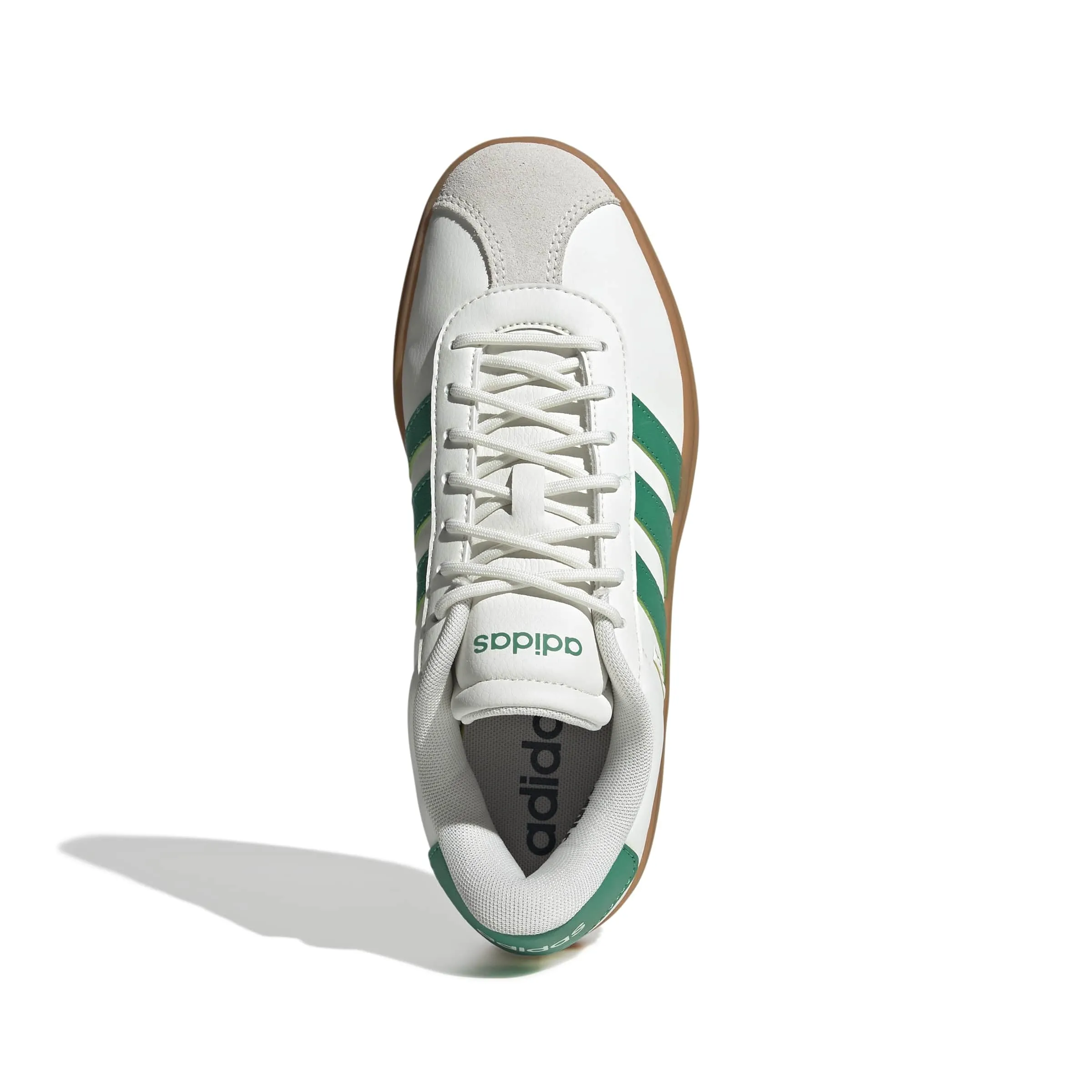Adidas Women's VL Bold Sneaker - White/Court Green/Gold Metallic - 10 - immagine 3