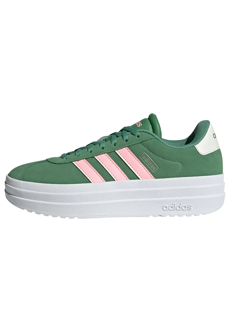 adidas VL Court Bold Shoes - Preloved Green/Pink Spark/Ivory - 36 2/3 EU - immagine 1