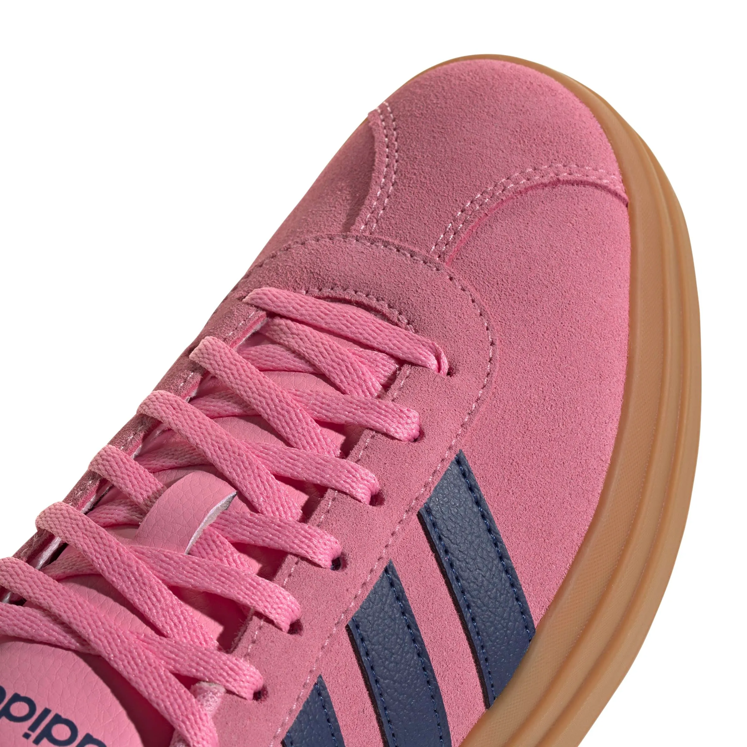 adidas VL Court Bold Shoes, Bliss Pink/Dark Blue/Gold Metallic, 44 EU - immagine 2