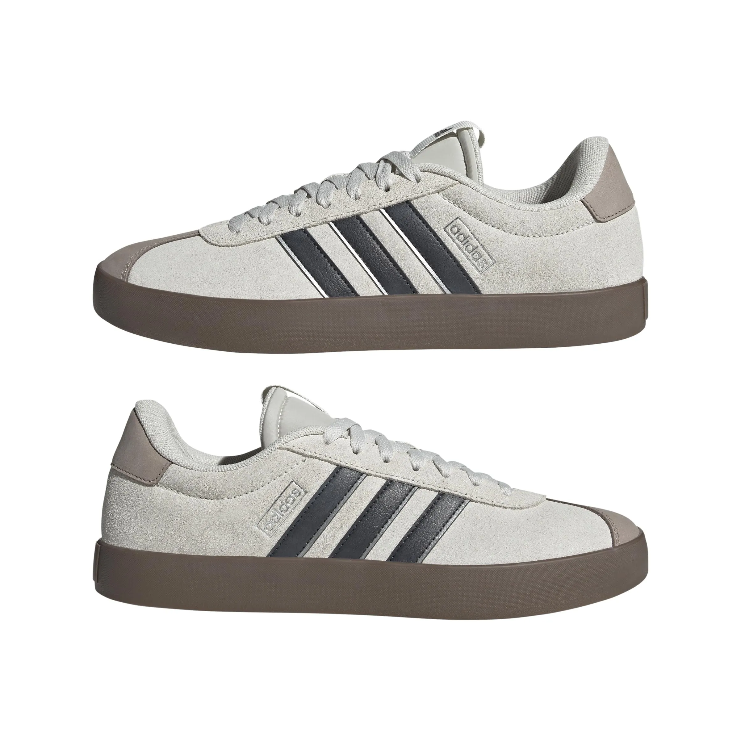 adidas VL Court Shoes, Orbit Grey/Carbon/Silver Met., 42 EU - immagine 7