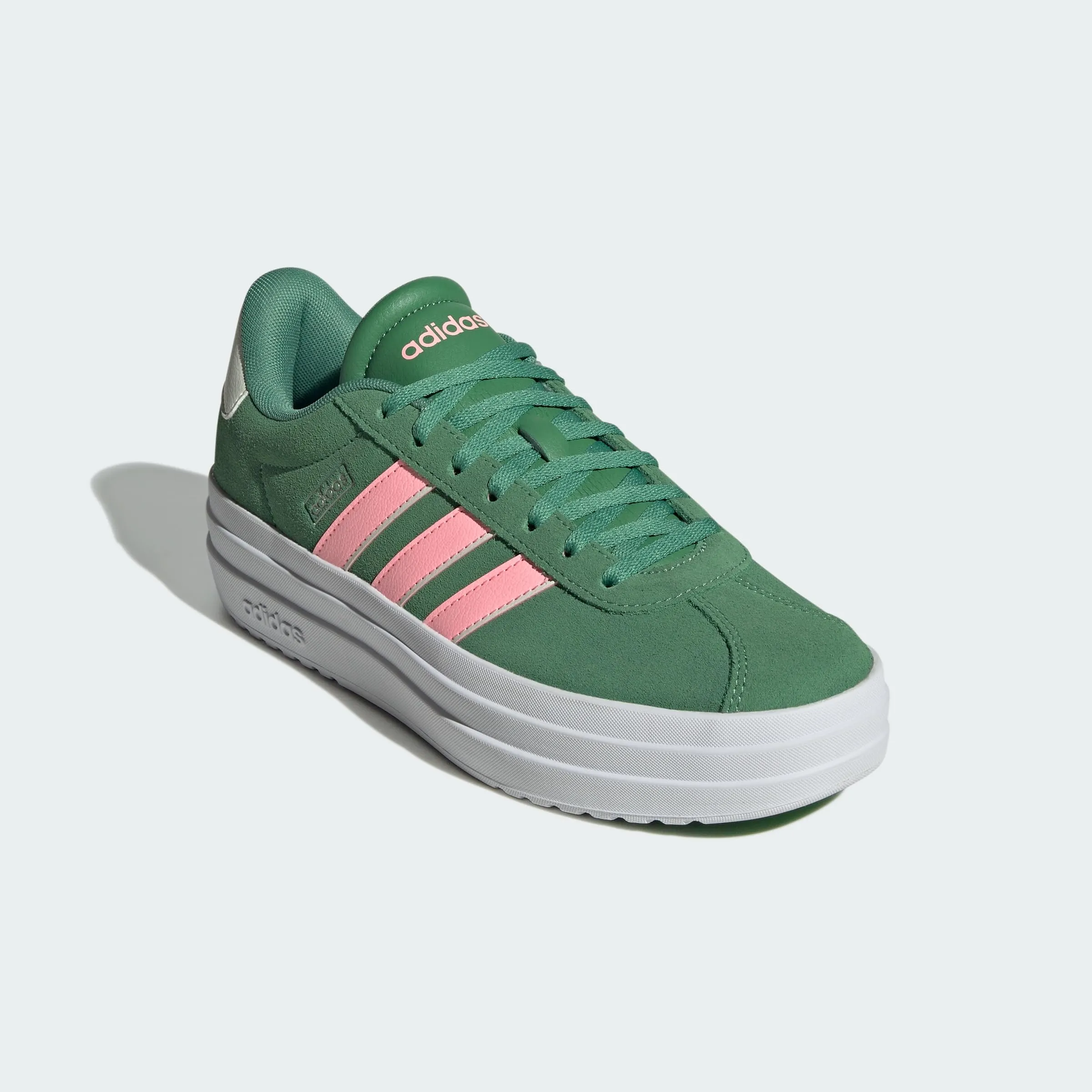 adidas VL Court Bold Shoes - Preloved Green/Pink Spark/Ivory - 40 EU - immagine 7