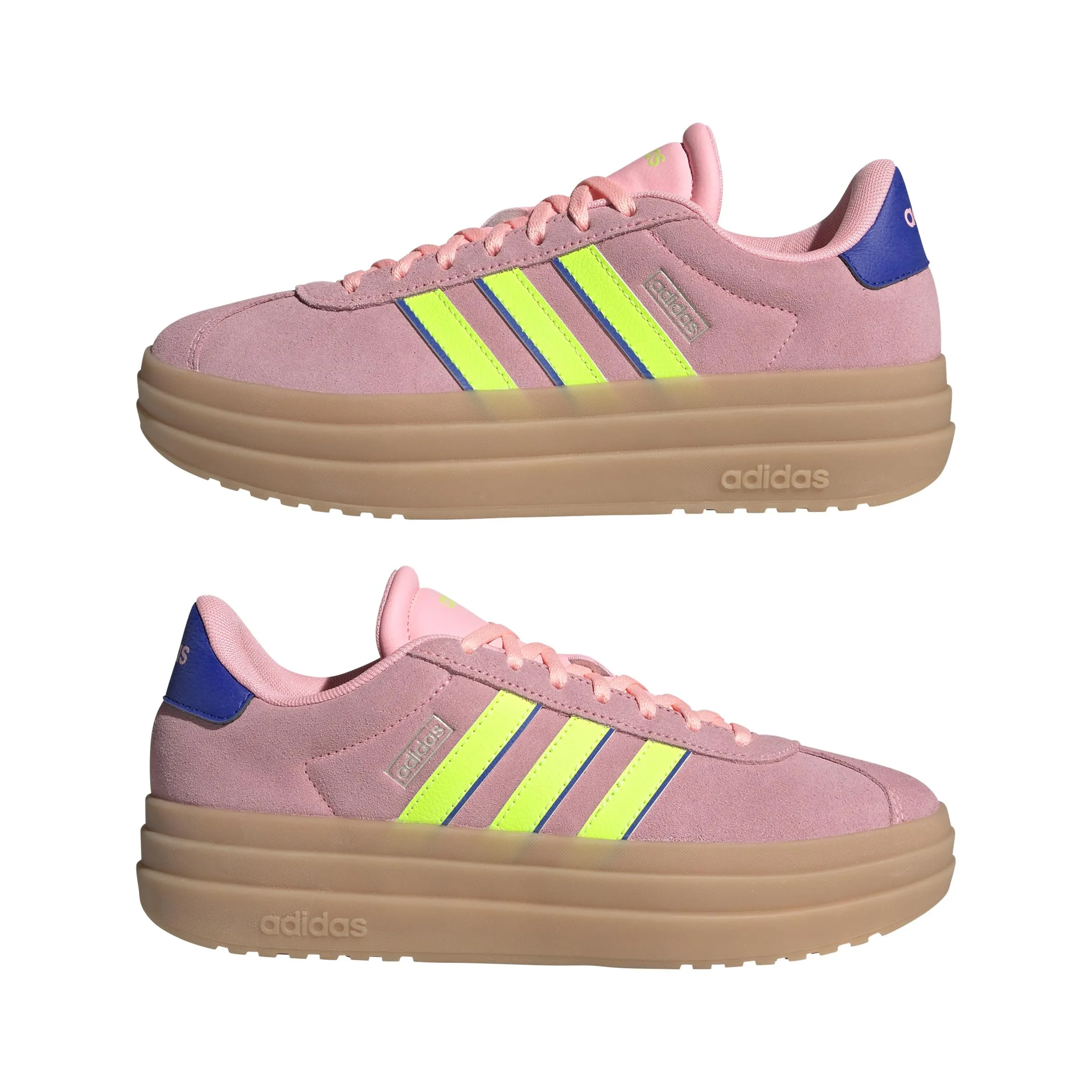 adidas VL Court Scarpe da Ginnastica in Pelle Rosa IH8089 - immagine 8
