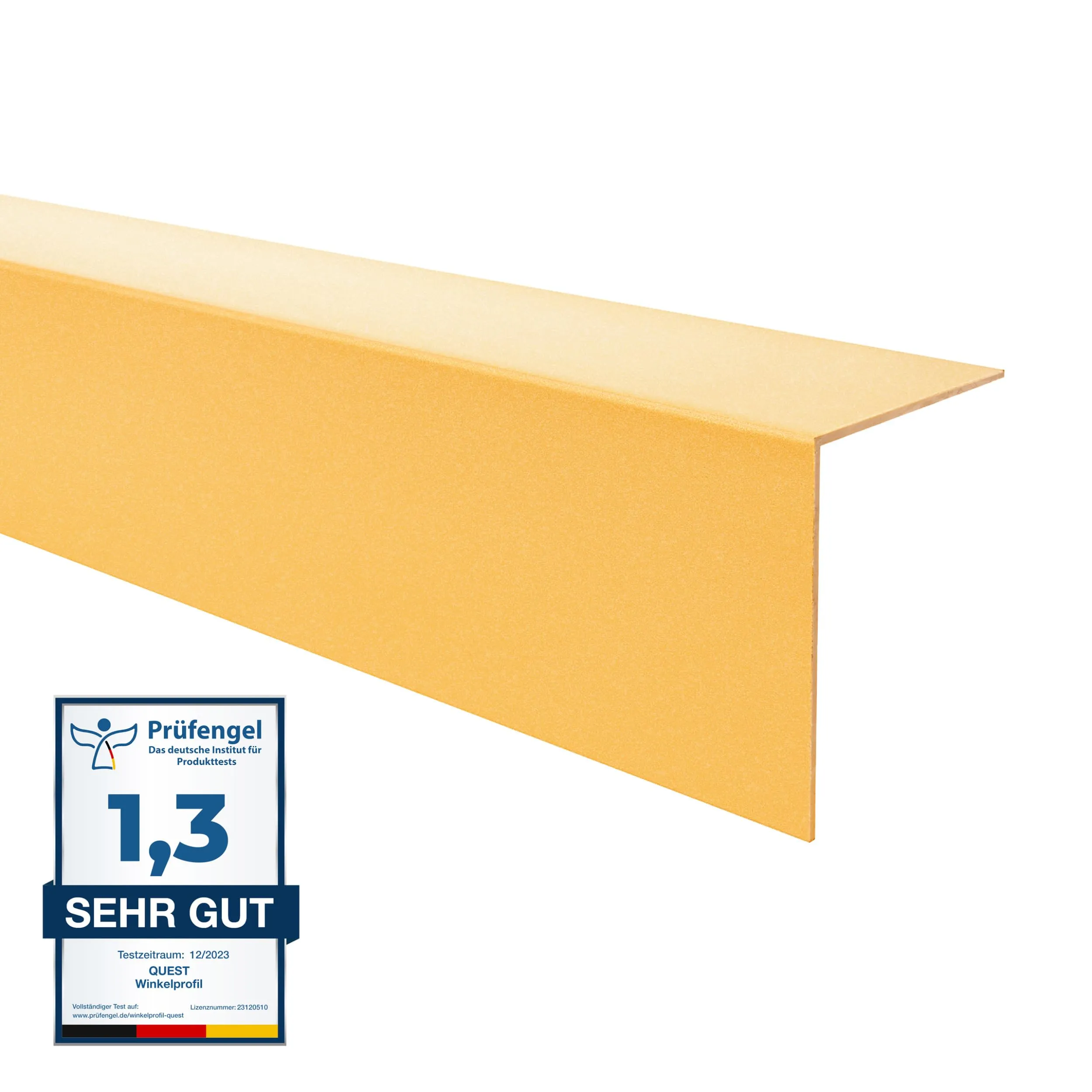 Quest Paraspigoli PVC 50x50 mm - Oro, 200 cm - immagine 1