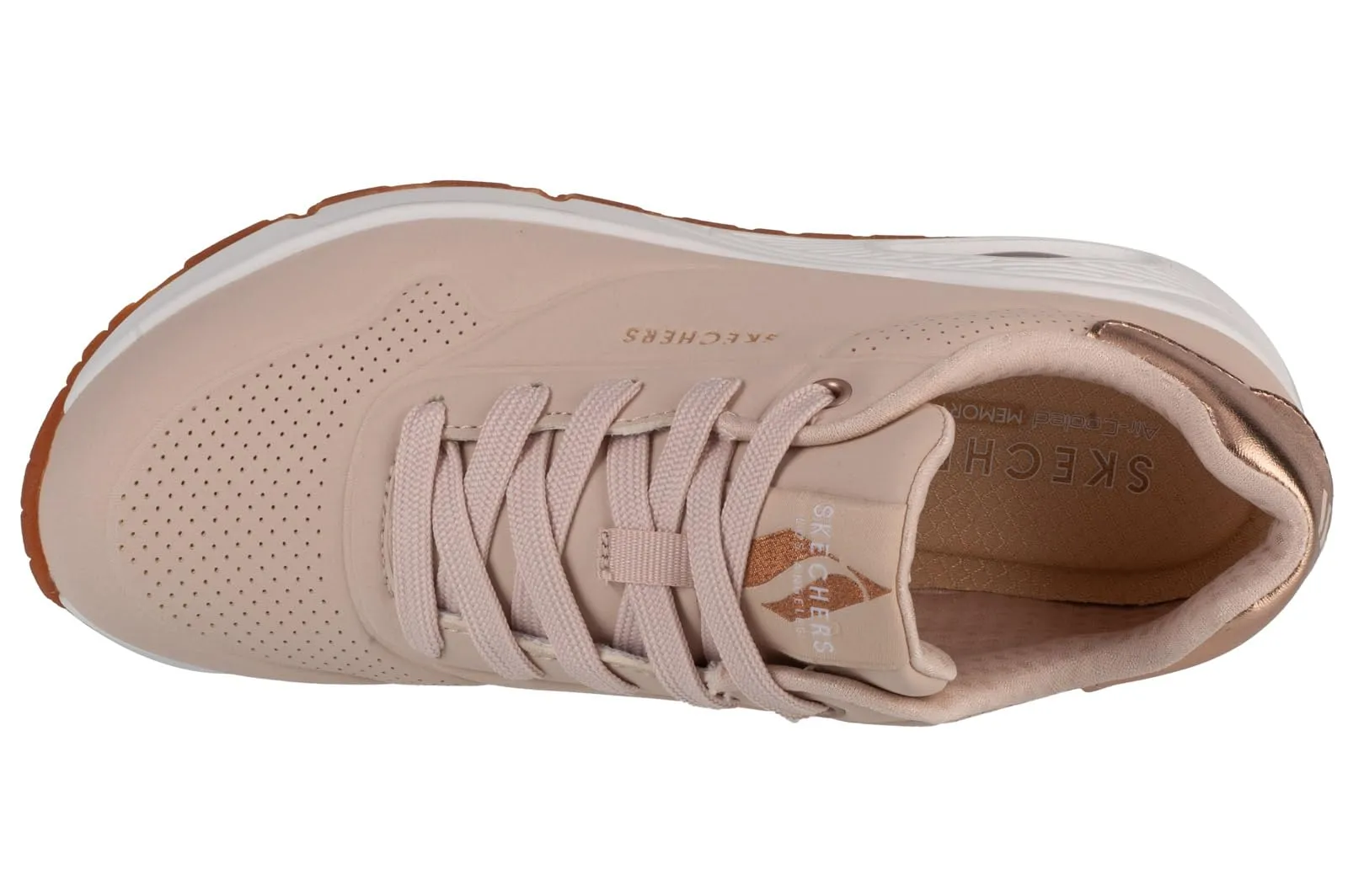 Skechers Uno Golden Air Women's Shoes, Natural, 38.5 EU - immagine 4