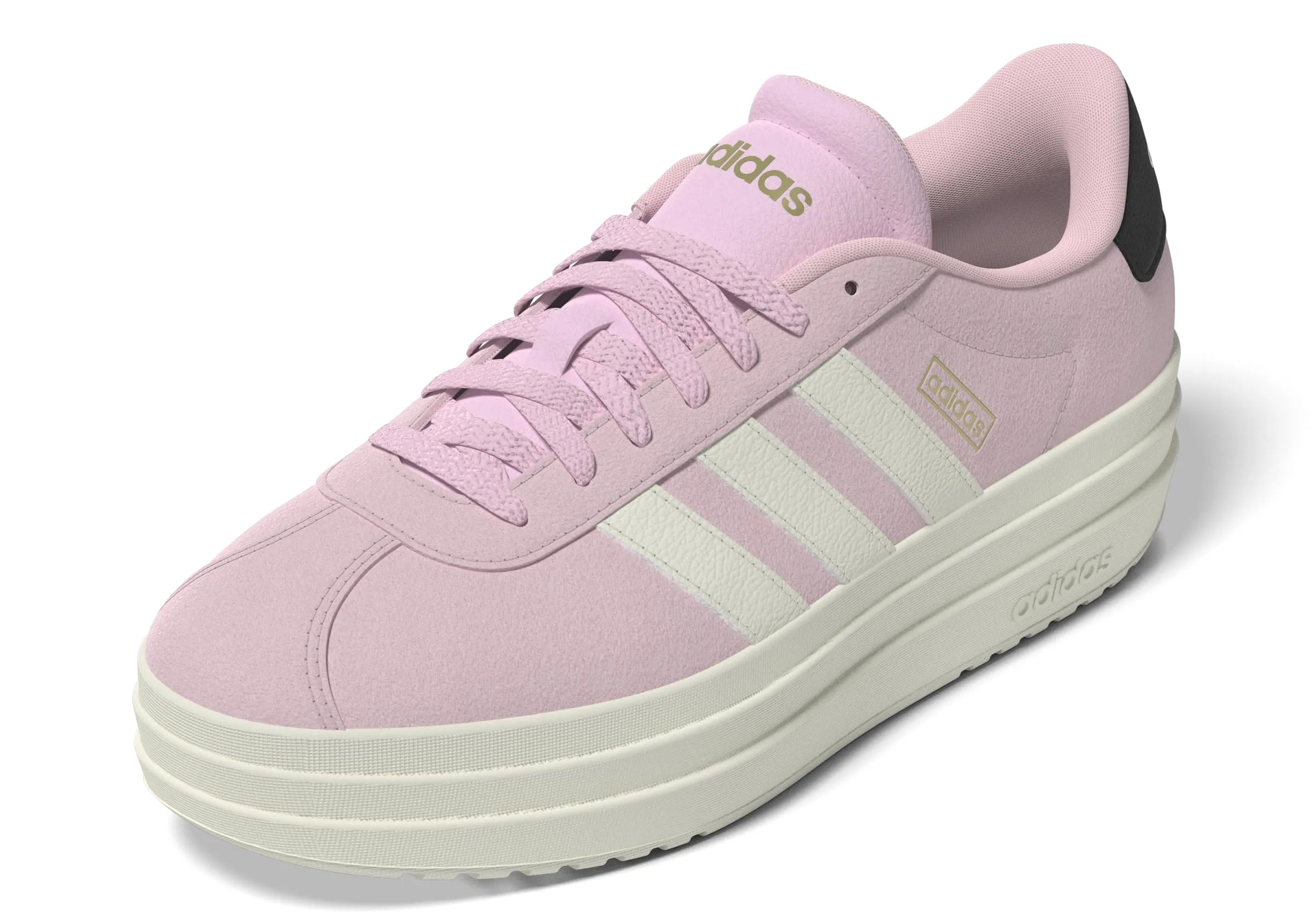 adidas VL Court Bold Shoes, Clear Pink/Core White/Core Black, 44 EU - immagine 8