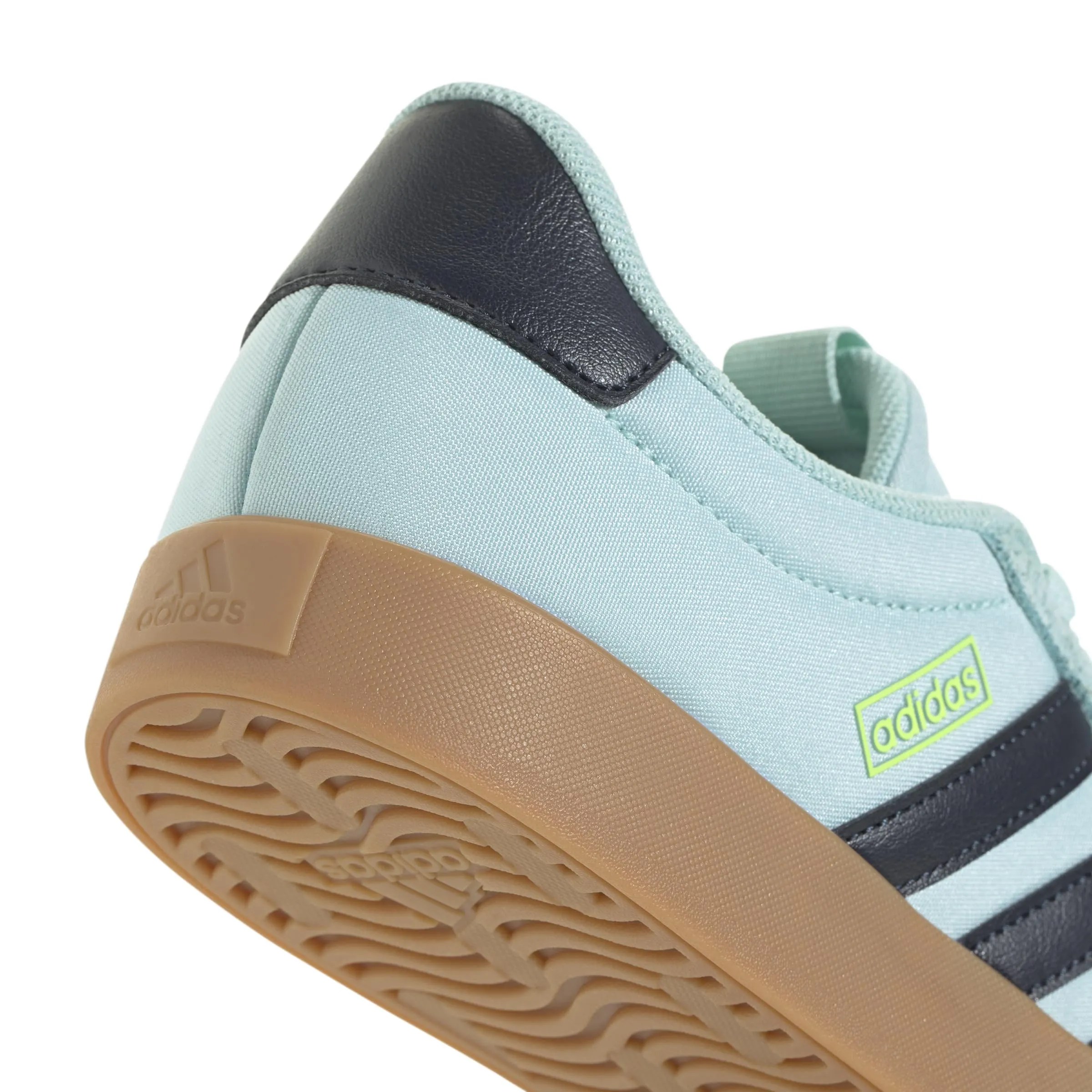 Adidas VL Court 3.0 Women's Shoes - Semi Flash Aqua/Aurora Ink/Lucid Lemon - 37 1/3 EU - immagine 4
