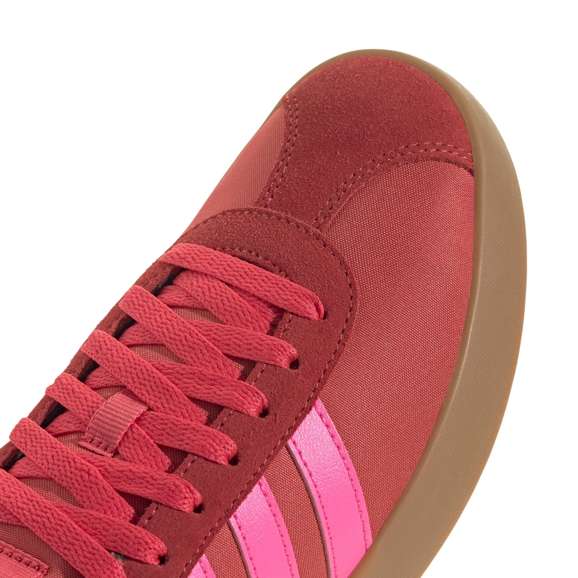 Adidas Donna VL Court 3.0 Shoes, Semi Lucid Red/Lucid Pink/Core White, 40 2/3 EU - immagine 5