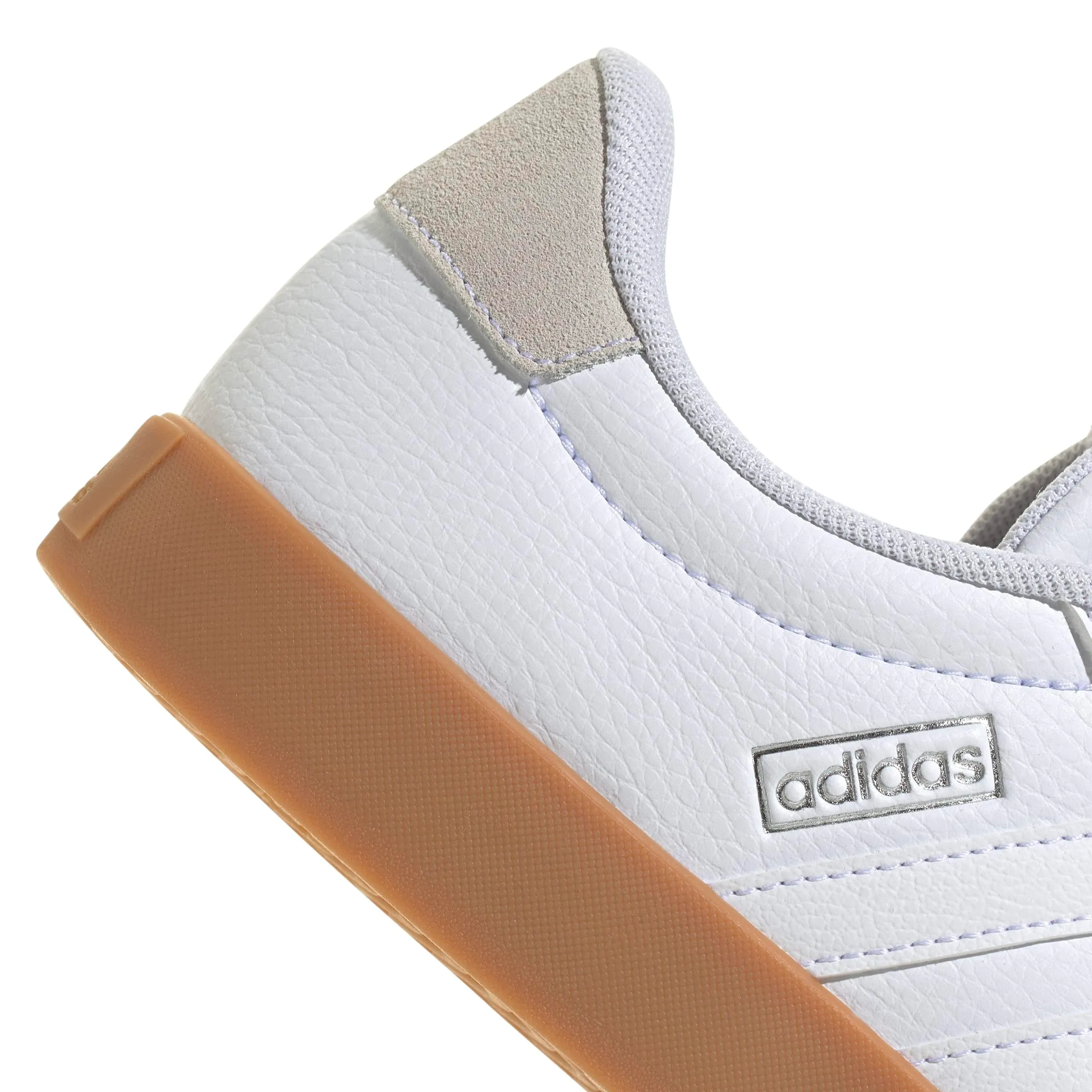 adidas VL Court 3.0 Shoes, Ftwr White Ftwr White Silver Met, 38 EU - immagine 7