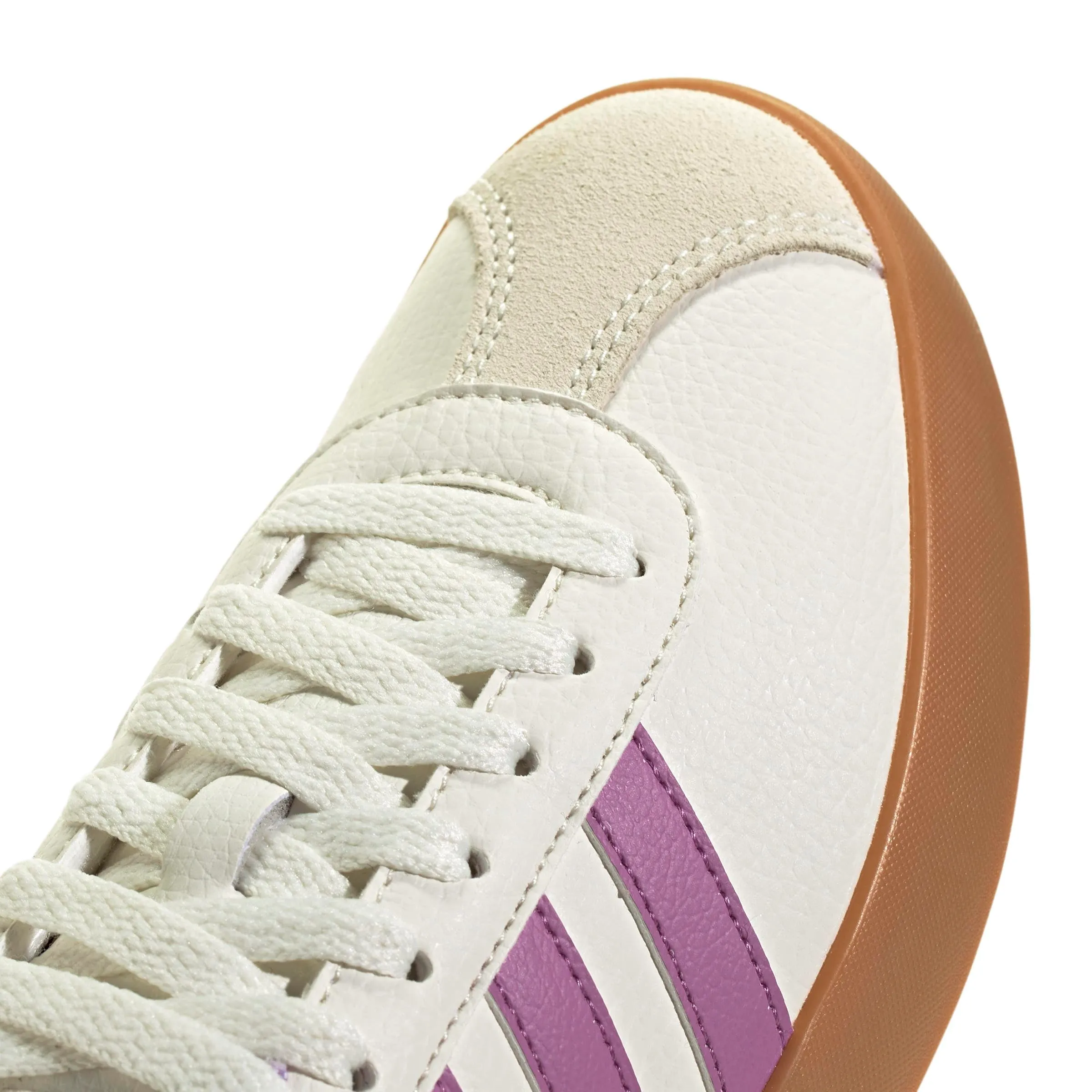 Adidas VL Court 3.0 Shoes, Core White/Preloved Purple/Powder Plum, 44 EU - immagine 6
