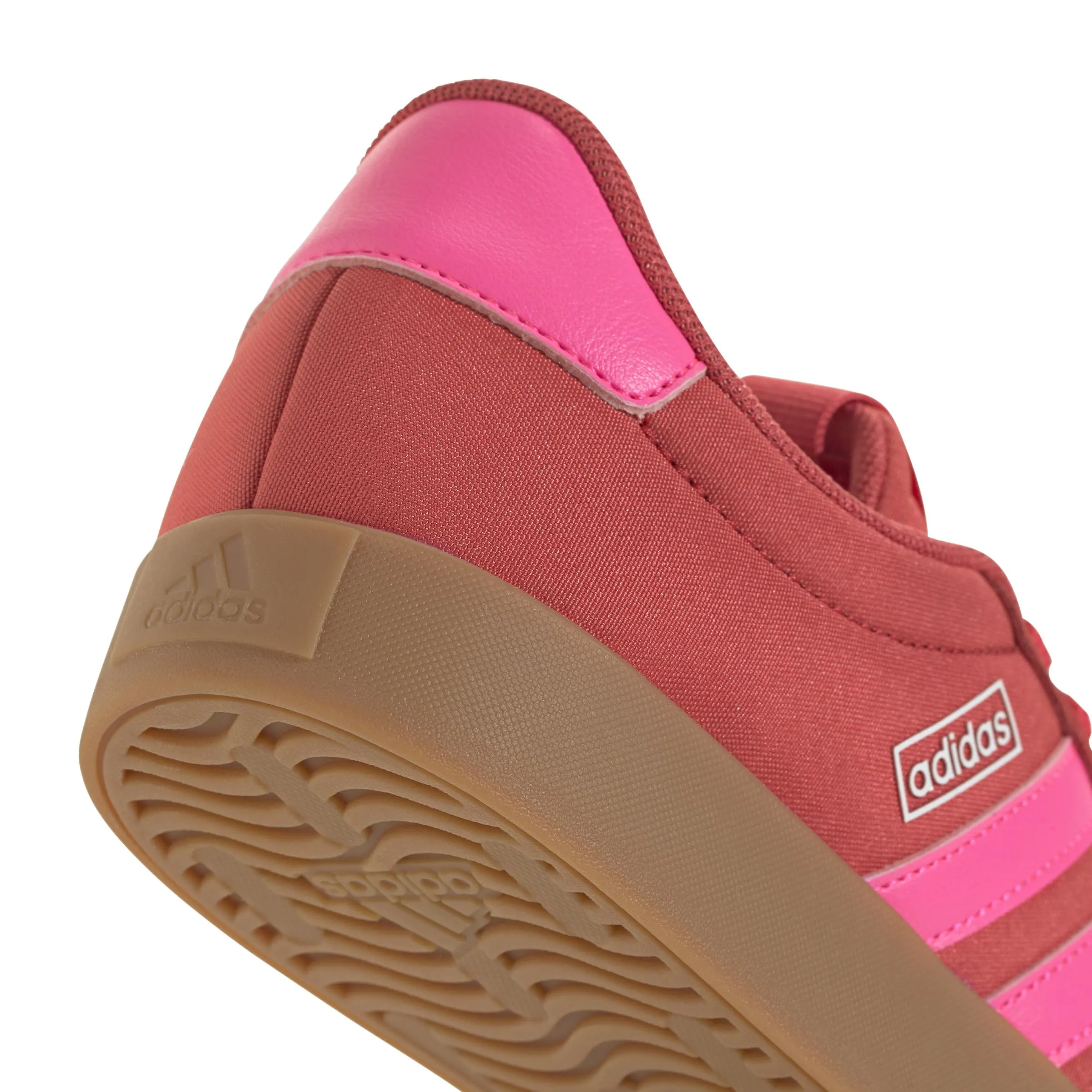 Adidas Donna VL Court 3.0 Shoes, Semi Lucid Red/Lucid Pink/Core White, 38 EU - immagine 4