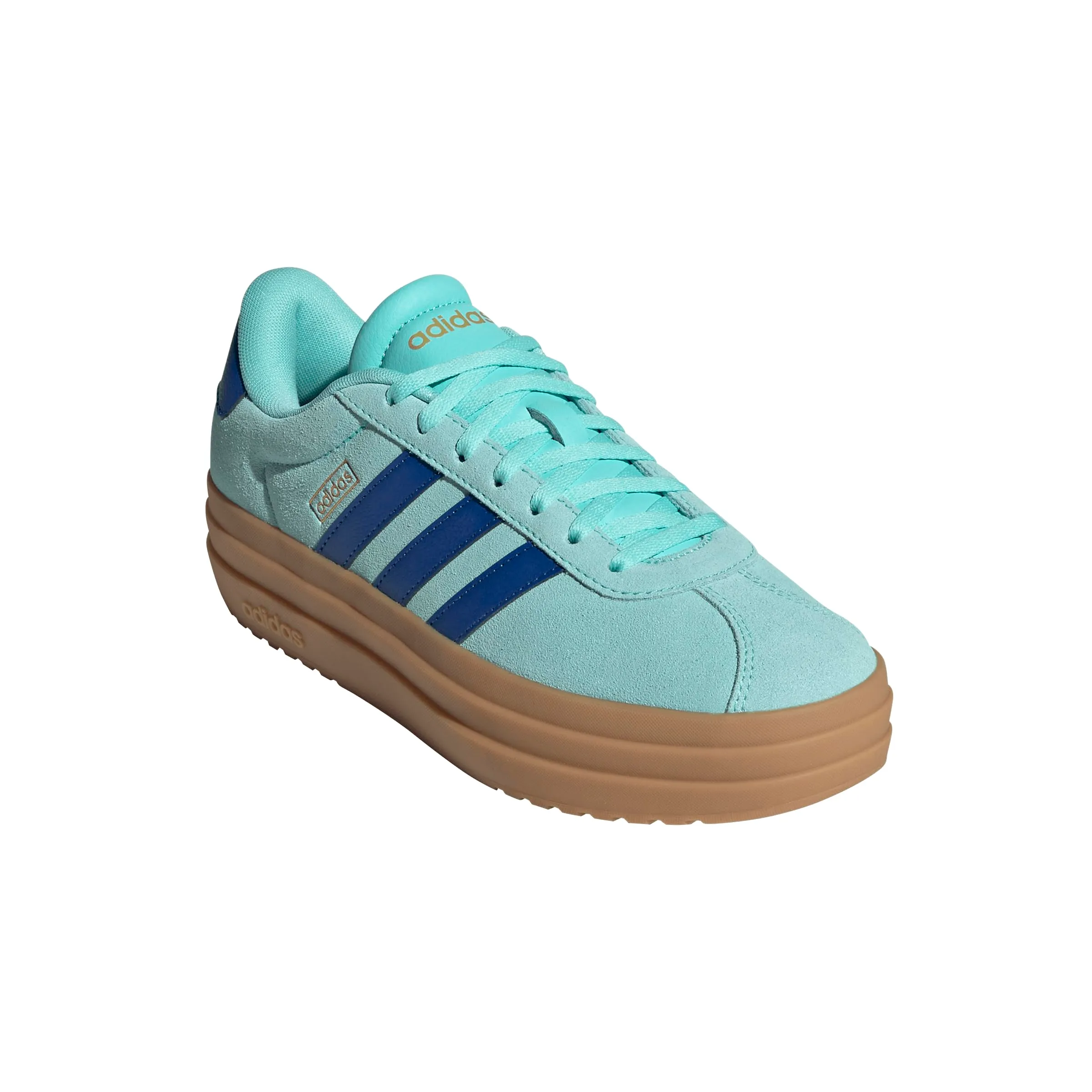 adidas VL Court Bold Shoes - Flash Aqua Team Royal Blue Gold Met - 38 2/3 EU - immagine 2