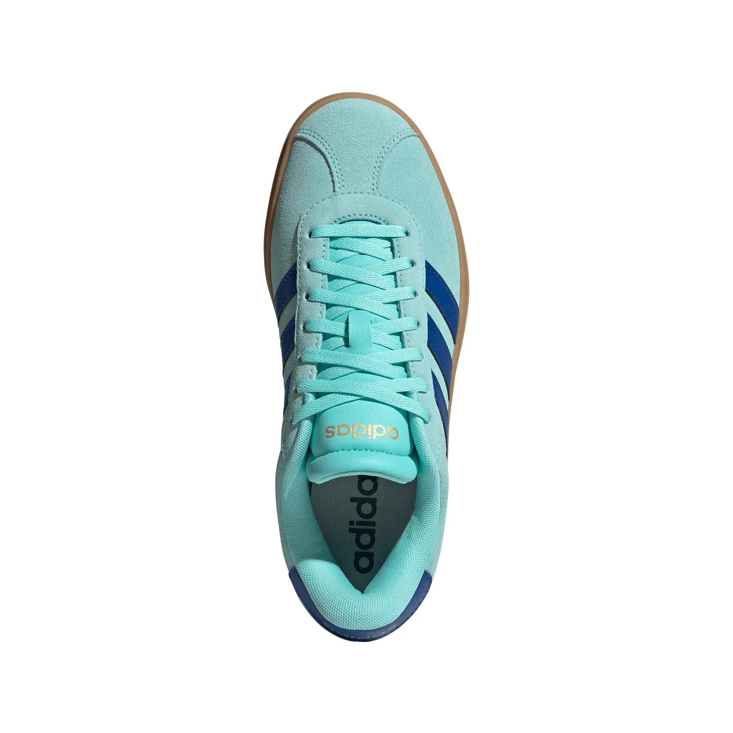 adidas VL Court Bold Shoes - Flash Aqua Team Royal Blue Gold Met - 38 2/3 EU - immagine 5