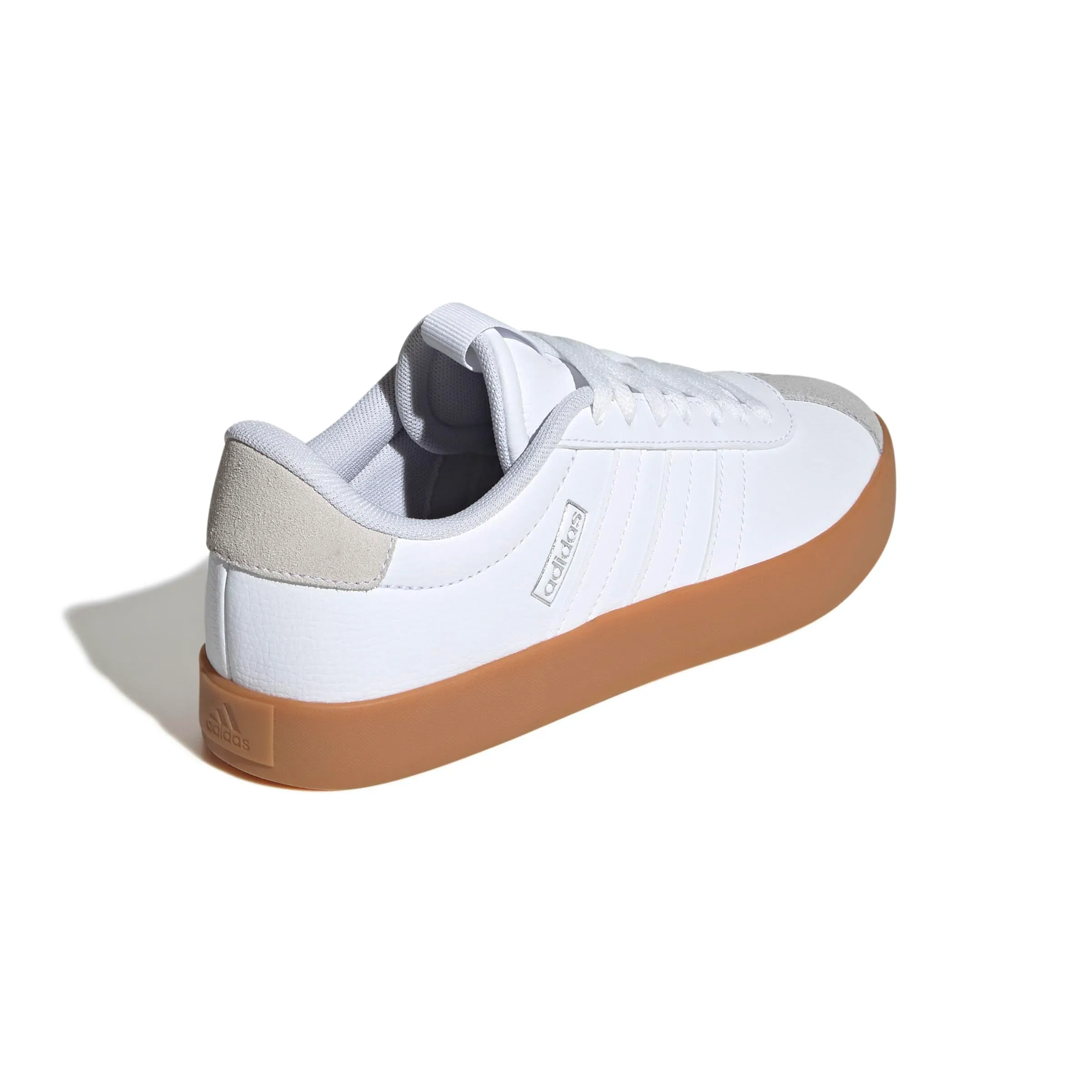 adidas VL Court 3.0 Shoes, Ftwr White/Ftwr White/Silver Met., 36 EU - immagine 6