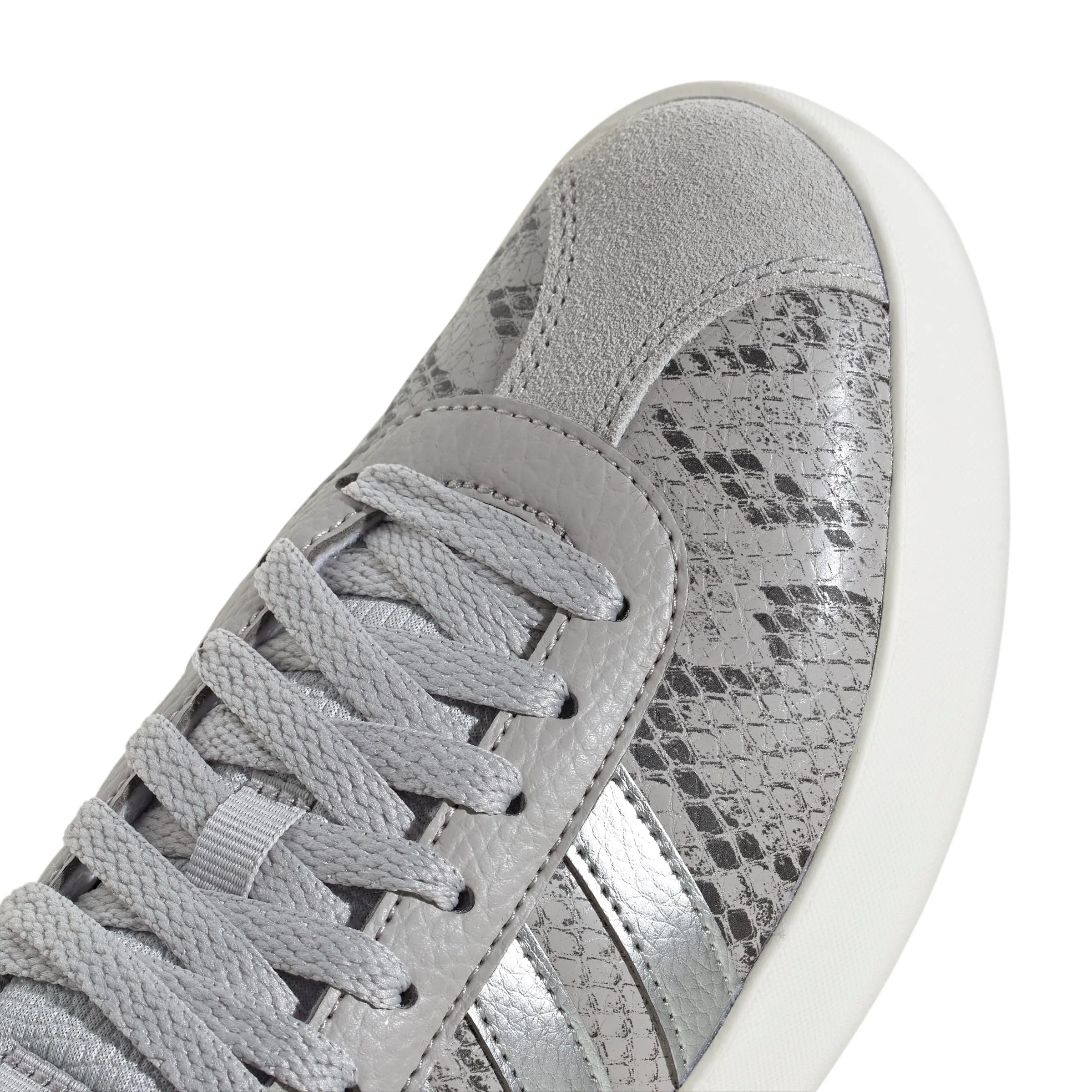 Adidas Donna VL Court 3.0 Shoes, Grey Two/Silver Met./Off White, 43 1/3 EU - immagine 7
