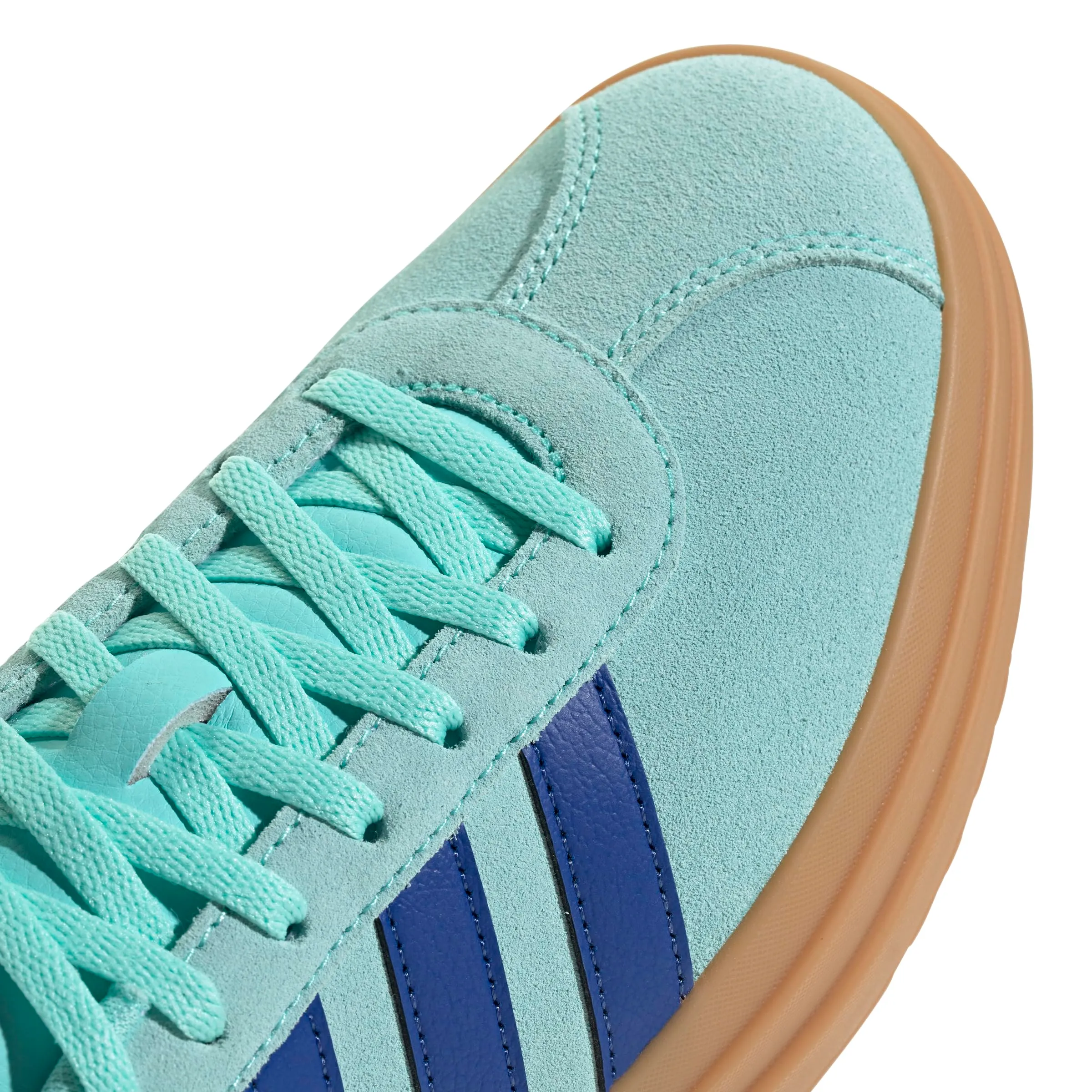 adidas VL Court Bold Shoes, Flash Aqua/Royal Blue/Gold Metallic, 38 EU - immagine 9