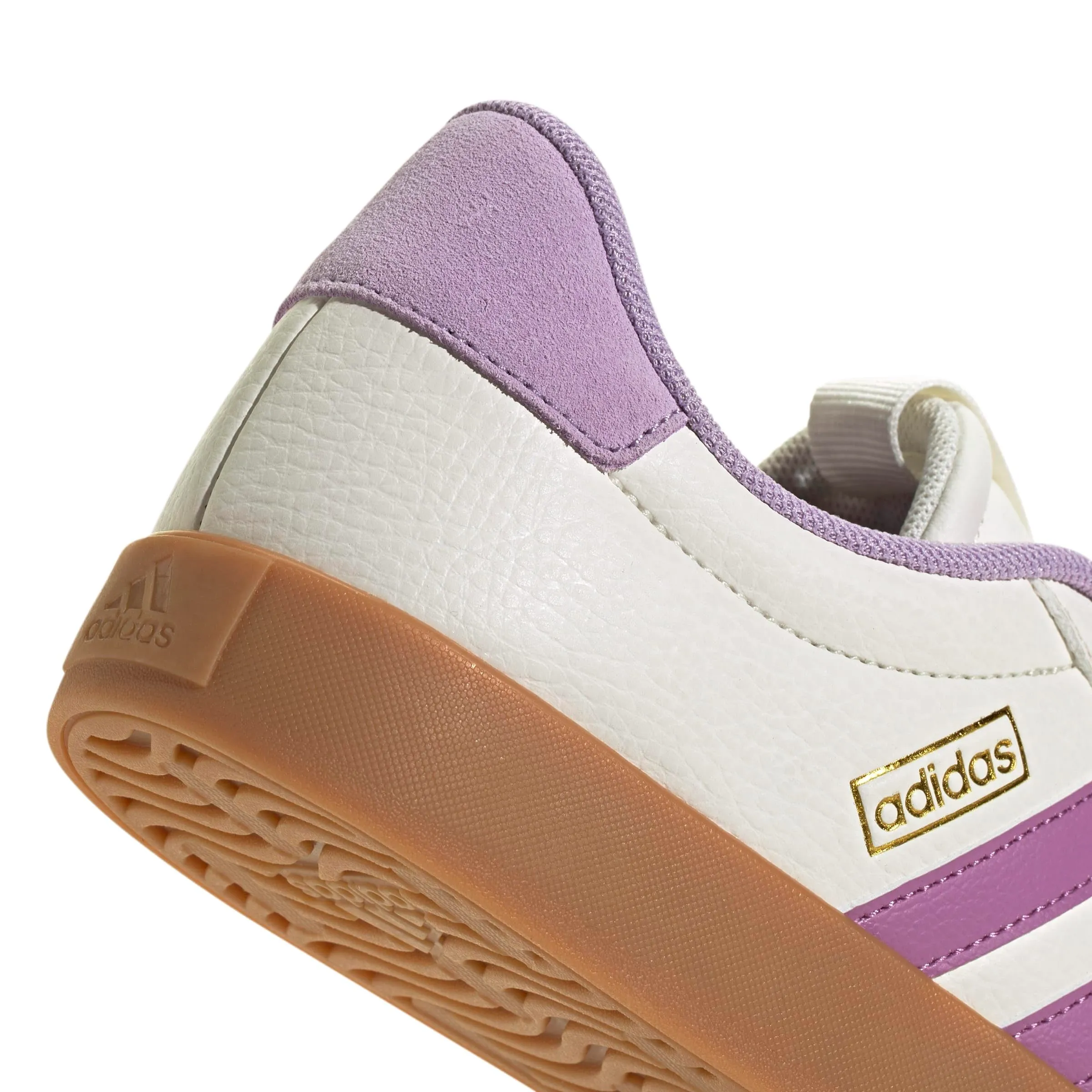 Adidas Donna VL Court 3.0 Shoes, Core White/Preloved Purple/Powder Plum, 39 1/3 EU - immagine 7