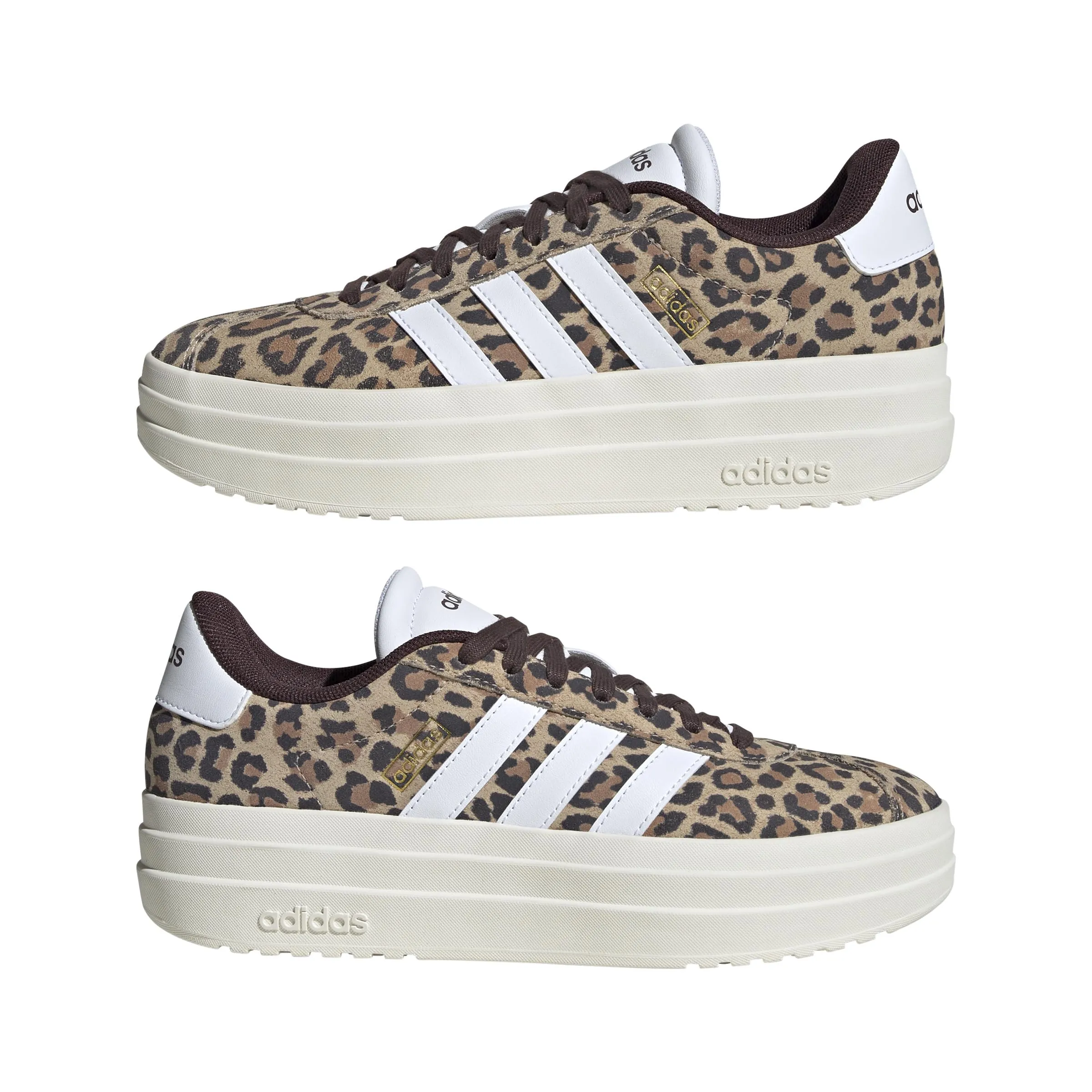 Adidas VL Court Bold Shoes - Magic Beige/Ftwr White/Shadow Brown - 39 1/3 EU - immagine 6