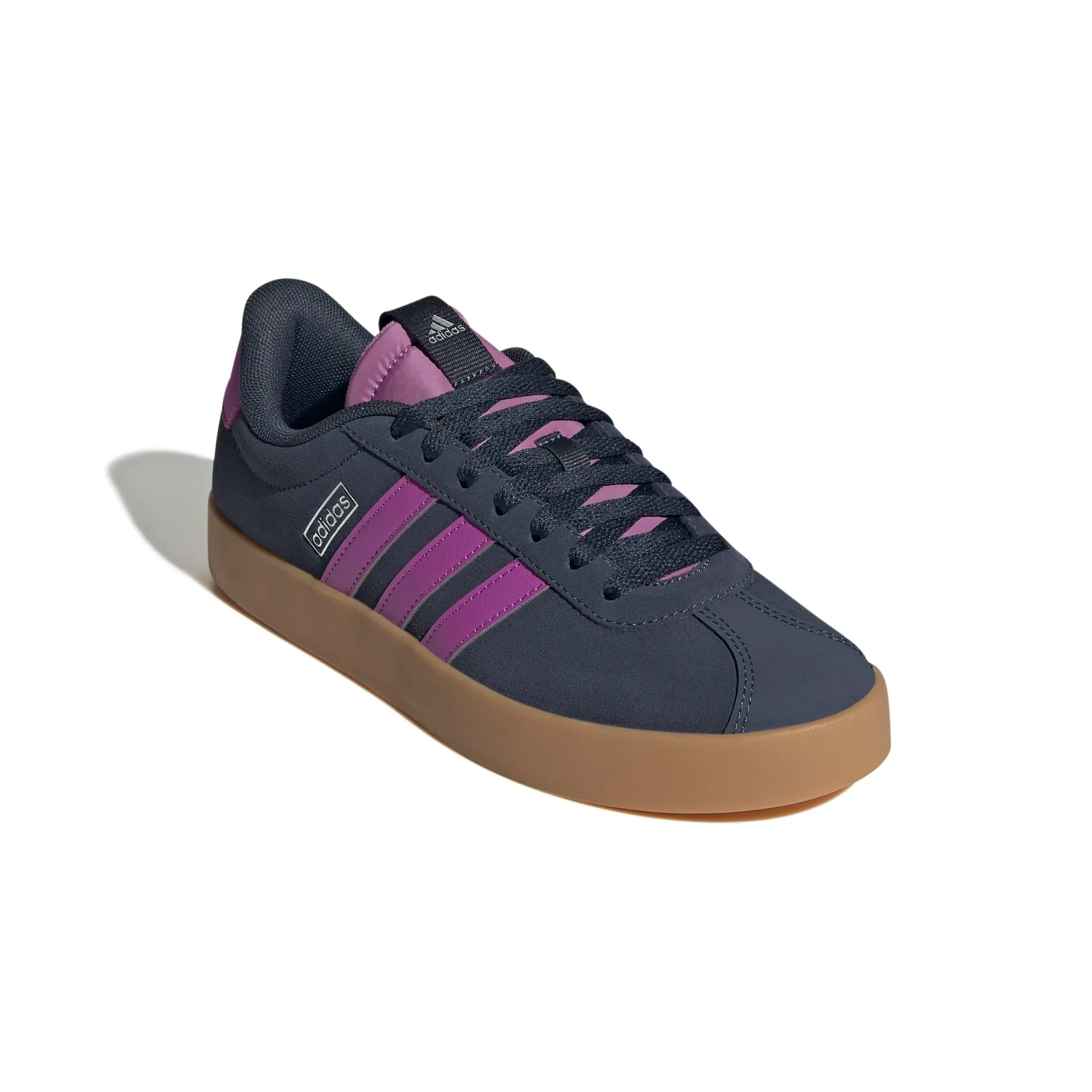 Adidas VL Court 3.0 Women's Shoes, Shadow Navy/Purple Burst/Silver Met, 39 1/3 EU - immagine 4