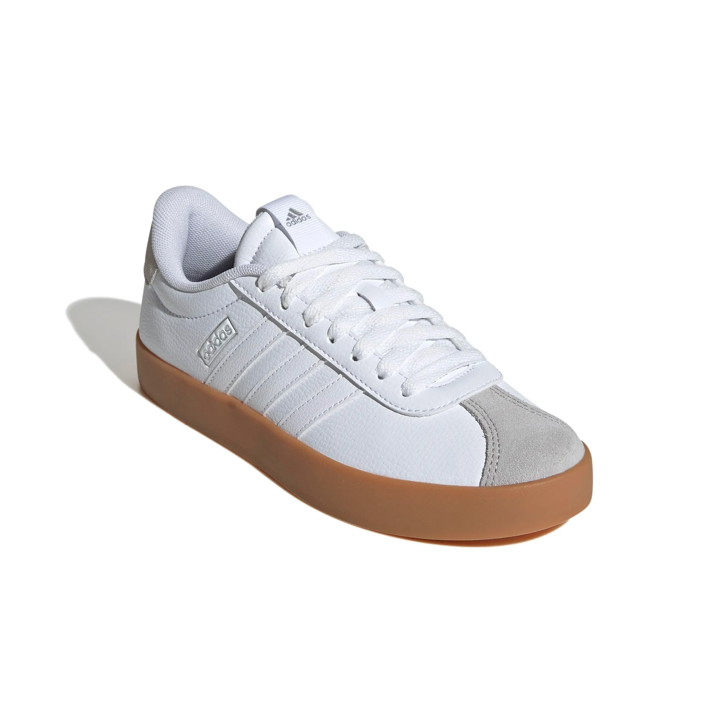 adidas VL Court 3.0 Shoes, Ftwr White/Ftwr White/Silver Met., 36 2/3 EU - immagine 5