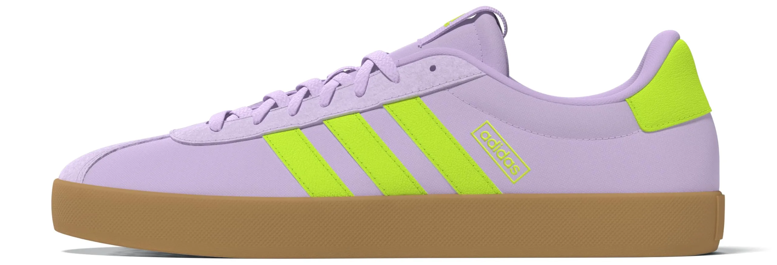 Adidas Donna VL Court 3.0 Shoes, Powder Plum/Solar Slime/Lucid Lemon, 36 EU - immagine 9