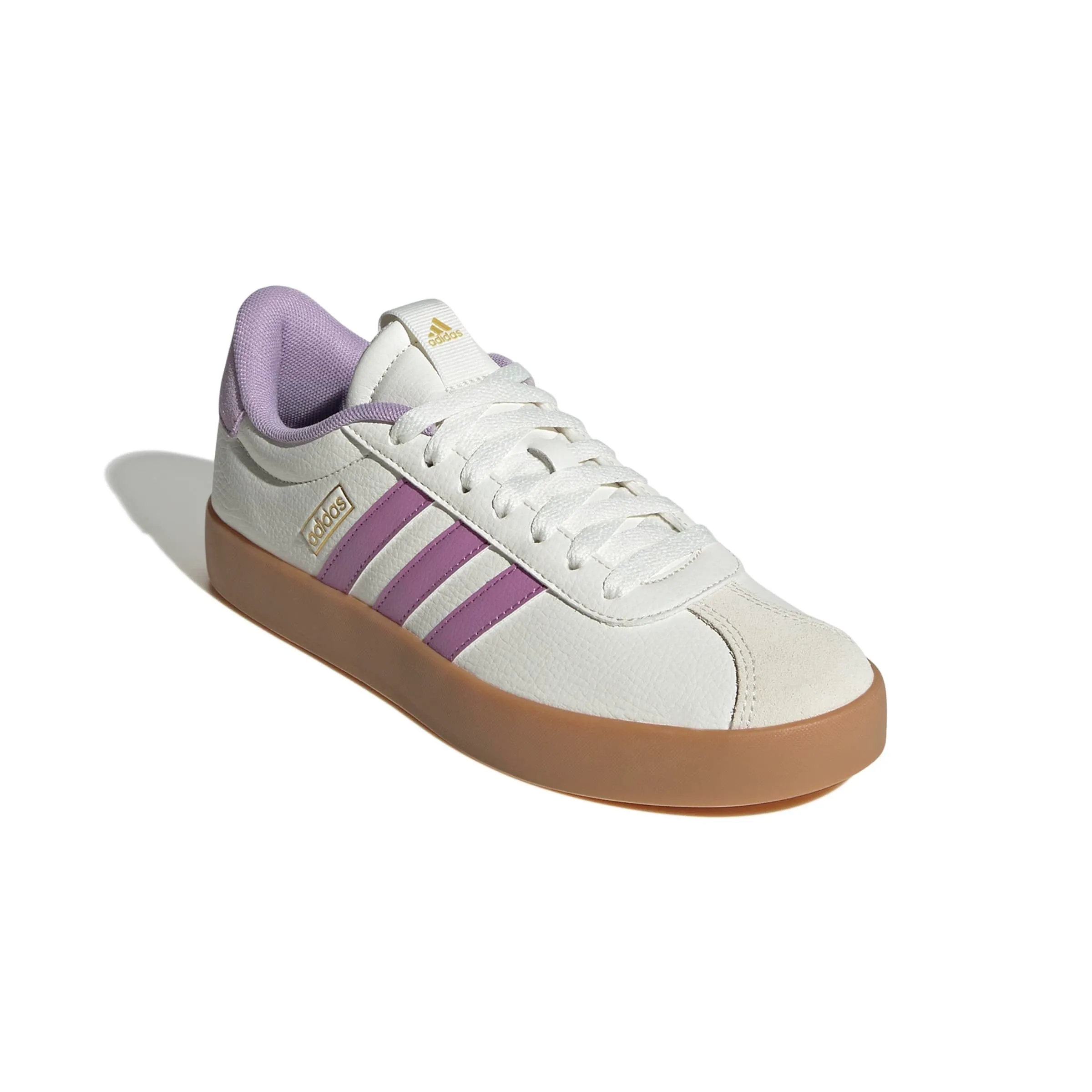 Adidas VL Court 3.0 Shoes - Core White/Preloved Purple/Powder Plum - 36 2/3 EU - immagine 4