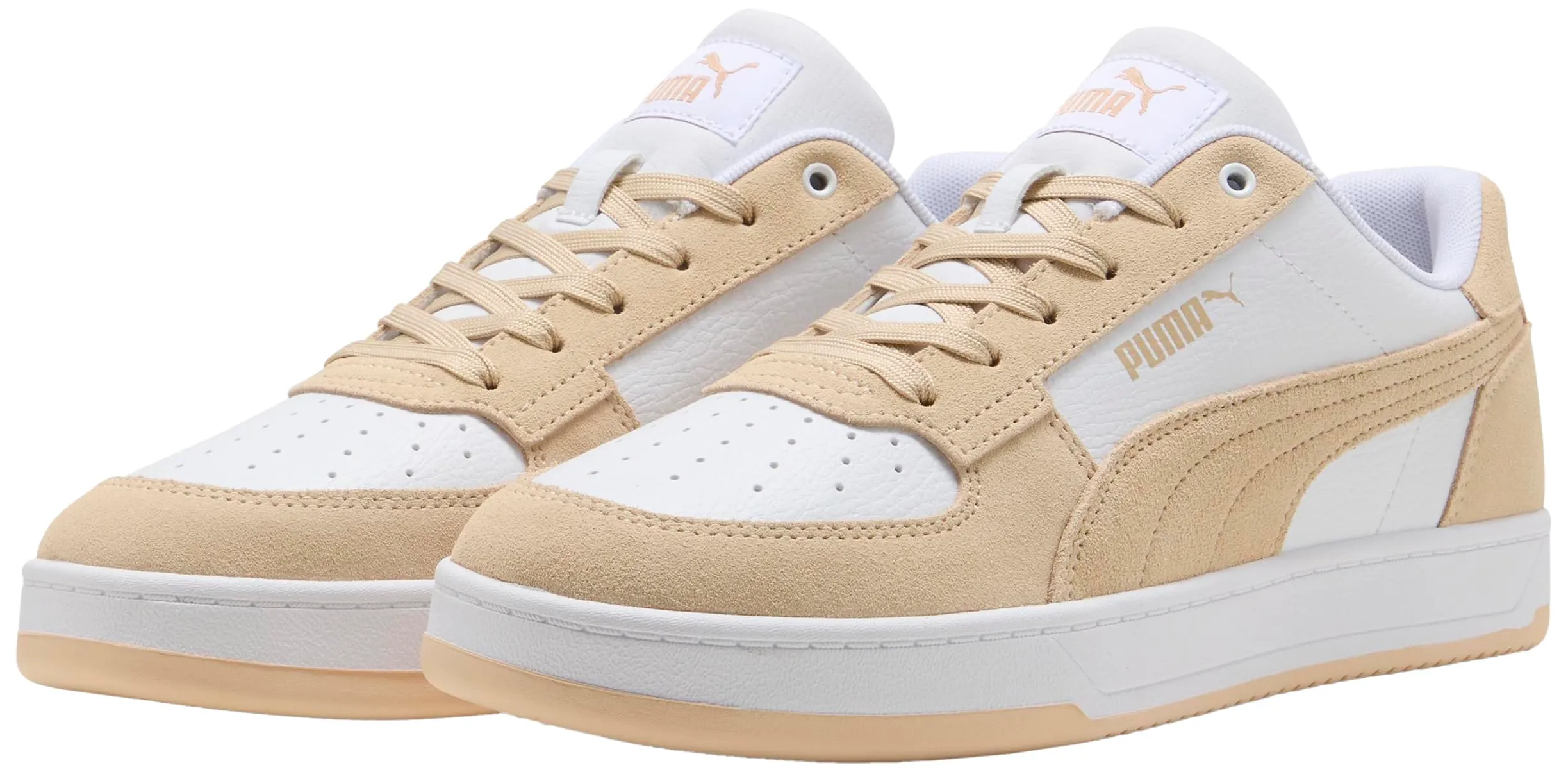 Puma Caven 2.0 Mono Sneaker Unisex - Puma White Canvas Puma Gold, 40.5 EU - immagine 3