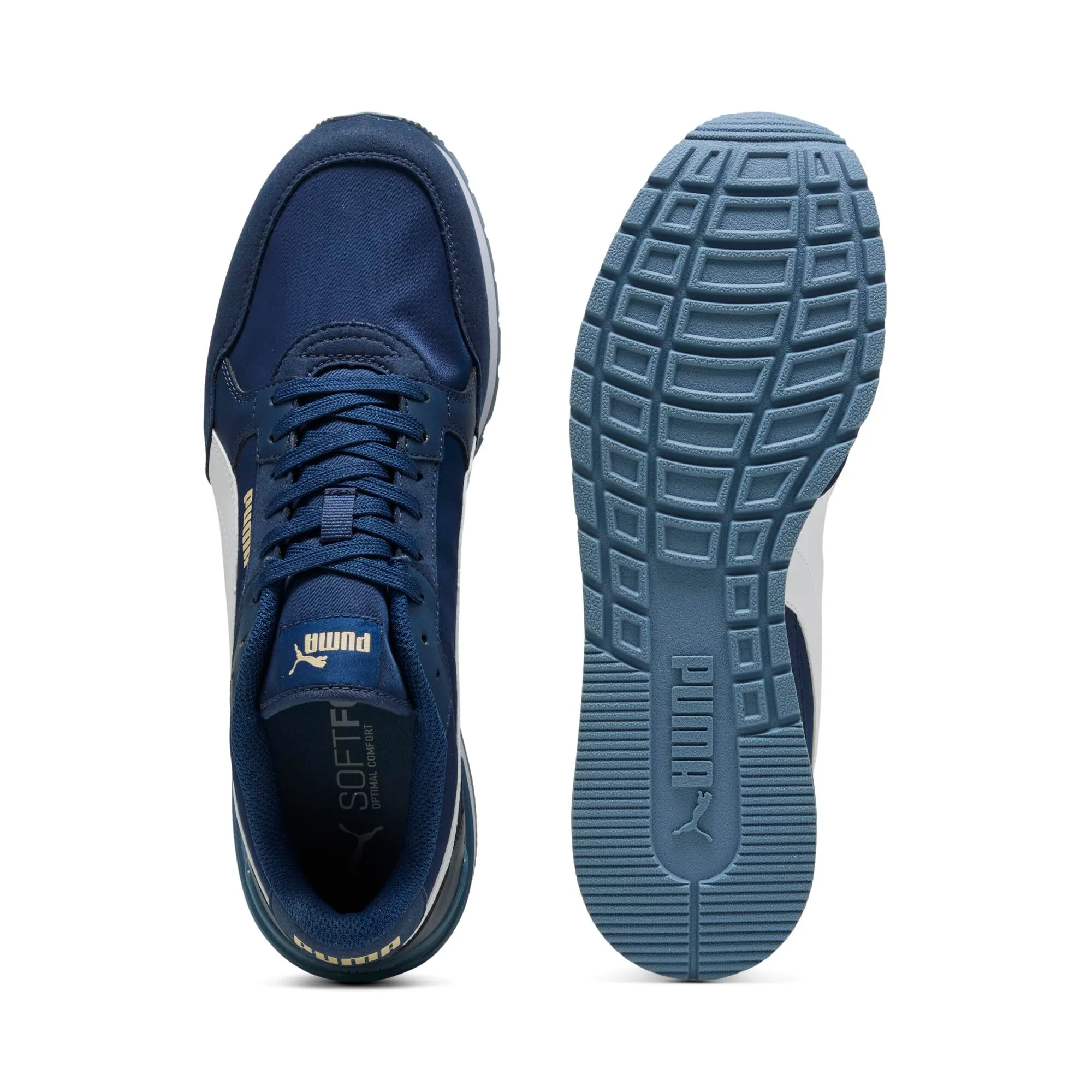 Puma St Runner Unisex Sneakers, White Persian Blue, 37.5 EU - immagine 3