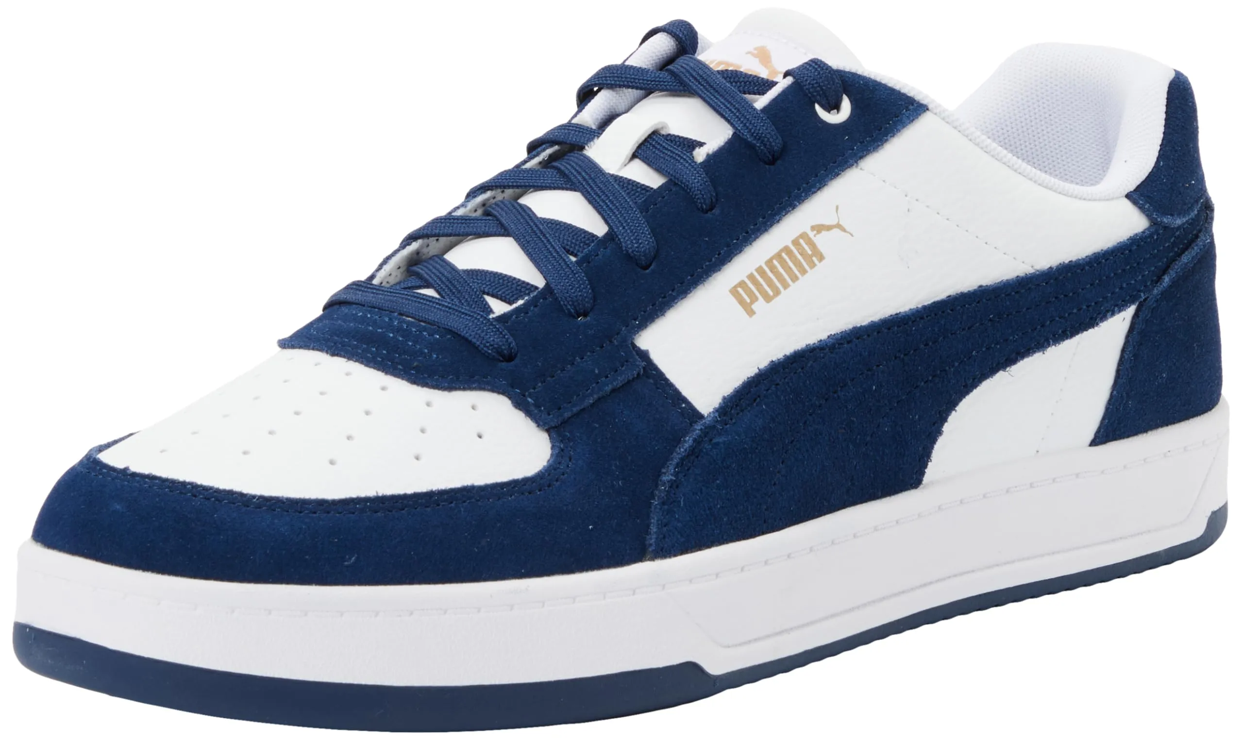 Puma Caven 2.0 Mono Sneaker Unisex - Puma White Persian Blue Puma Gold, 44.5 EU - immagine 1