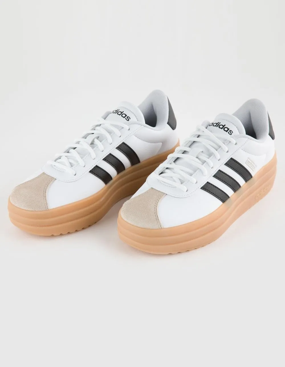 Adidas VL Court Bold Vegan Sneaker da donna, Ftwr White Crystal White, 6.5 - immagine 2